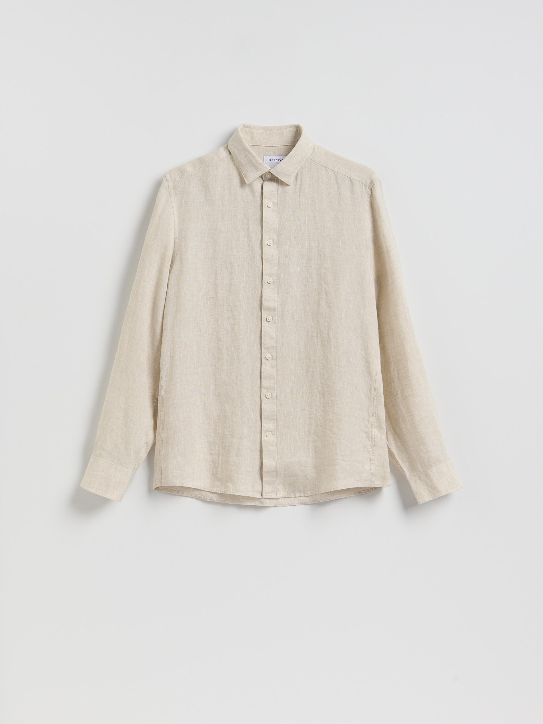 MEN`S SHIRT SAND, Beige, large image number 4