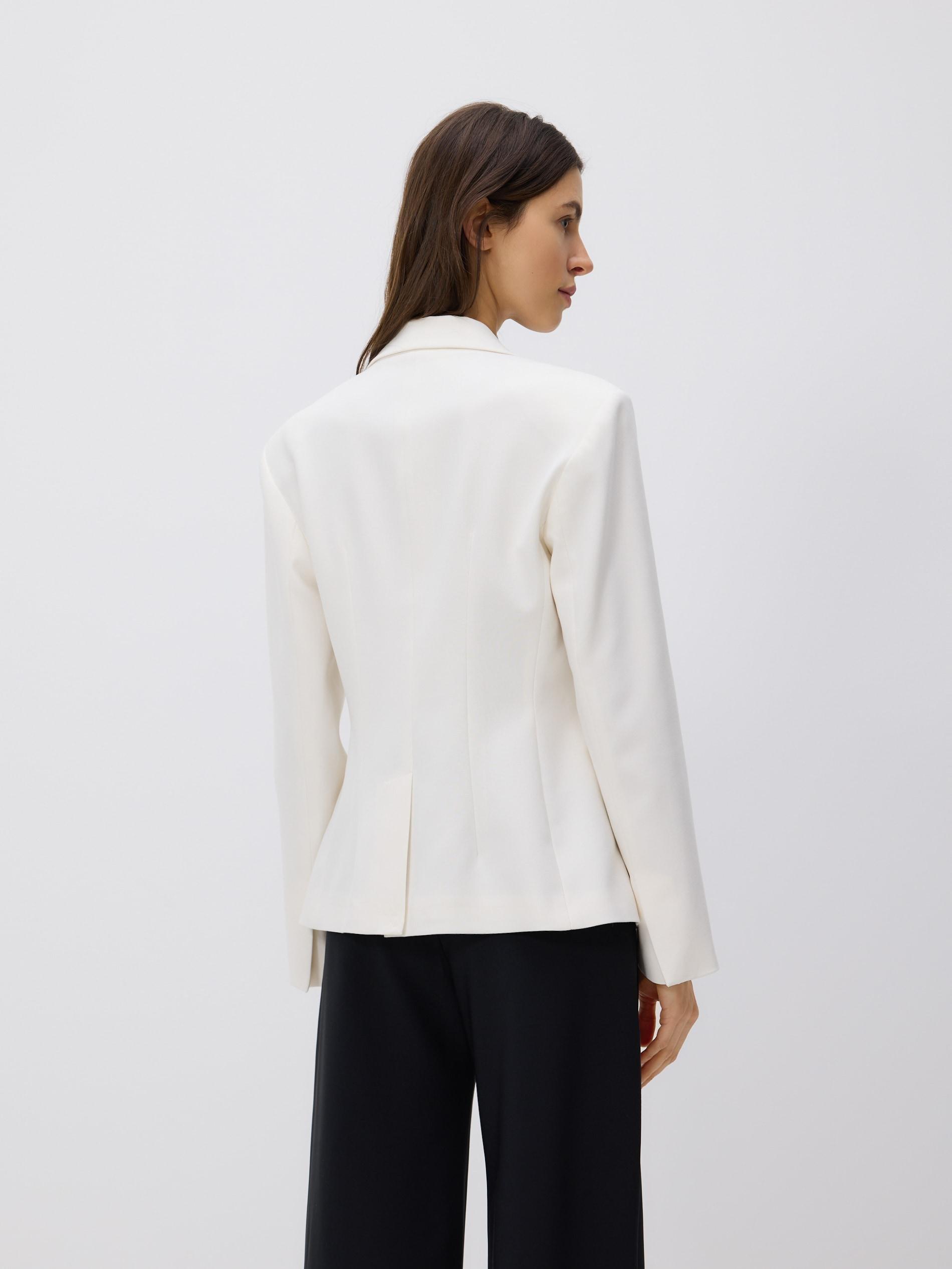 Beige Blazer, Ivory, large image number 3