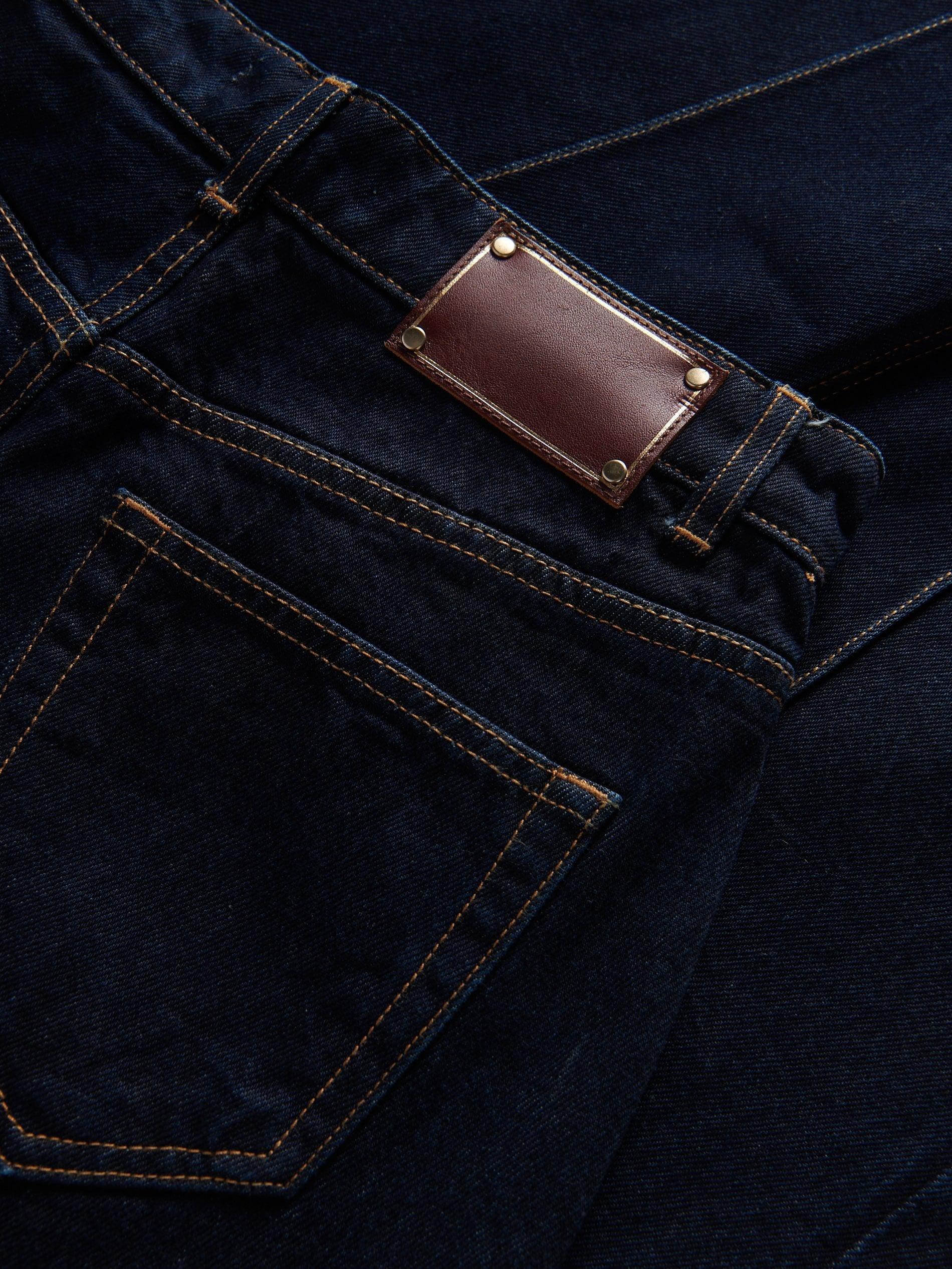 Navy ed Denim Wide-Leg Jeans, , large image number 5