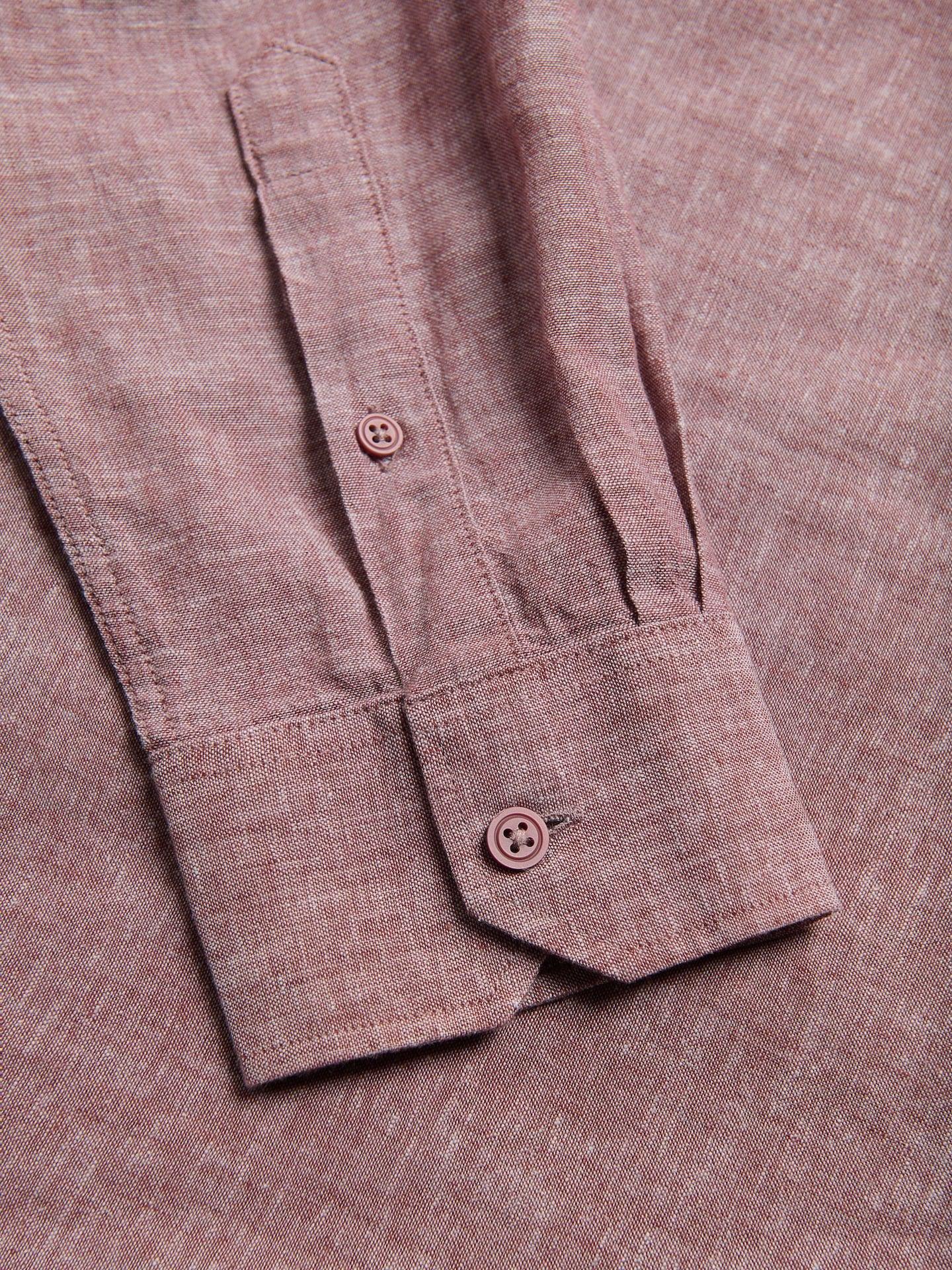 Carmine Regular Fit Shirt With Linen Blend, 7401_92M, large image number 4