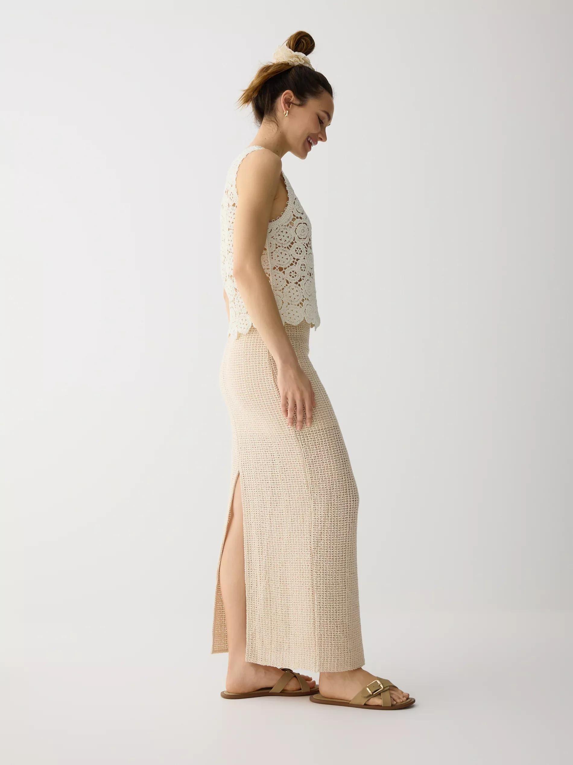 Beige Suede Mules With Buckles, , large image number 5