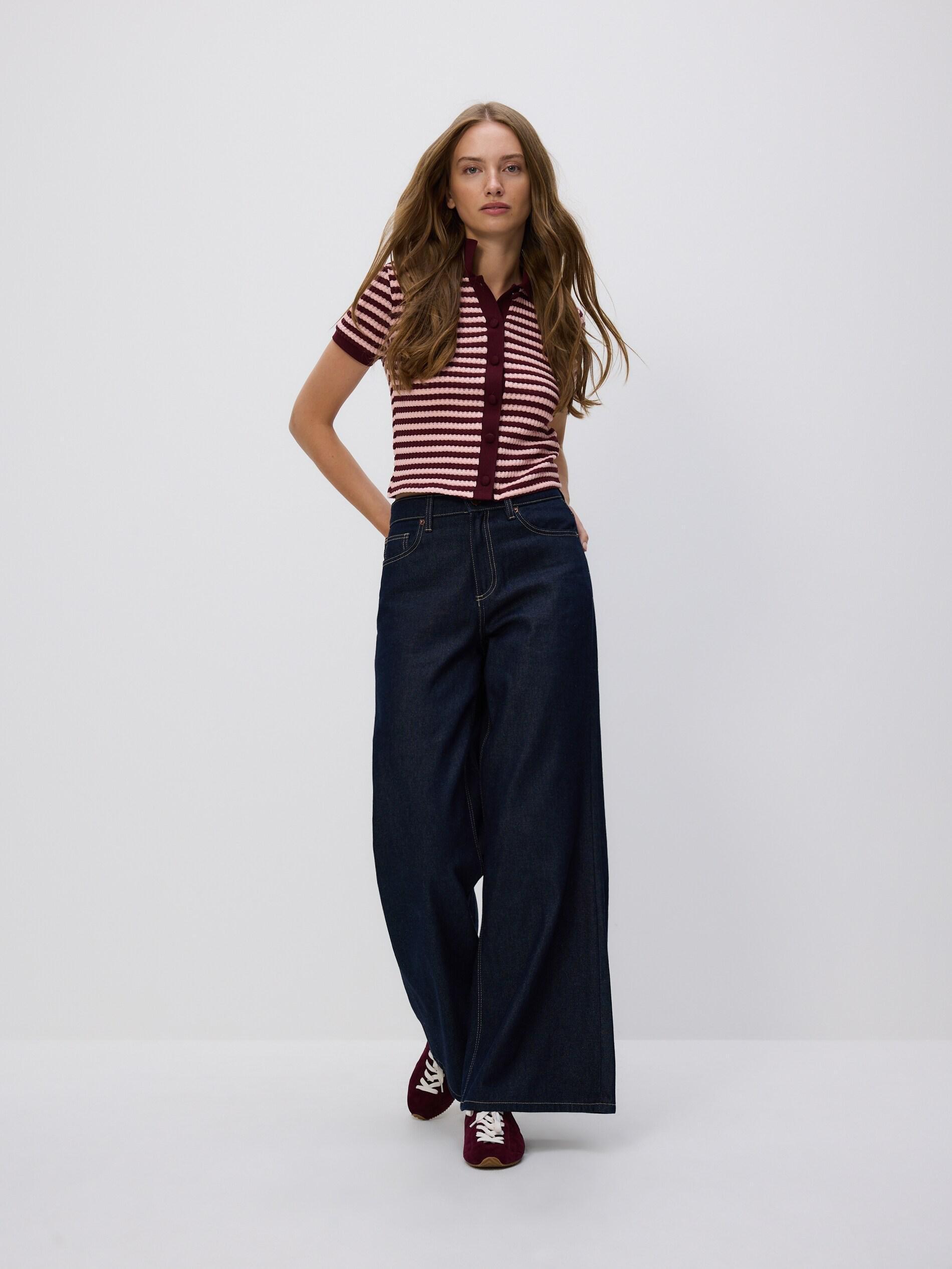 Maroon Blouse, Burgundy, medium