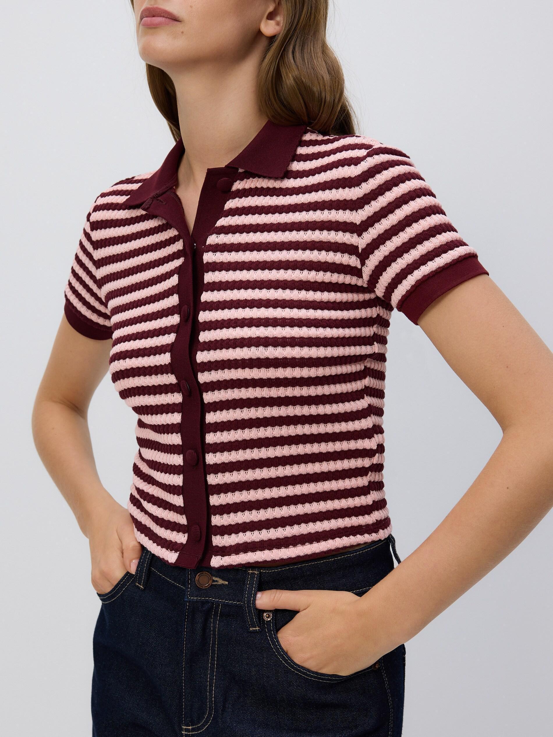 Maroon Blouse, Burgundy, large image number 2