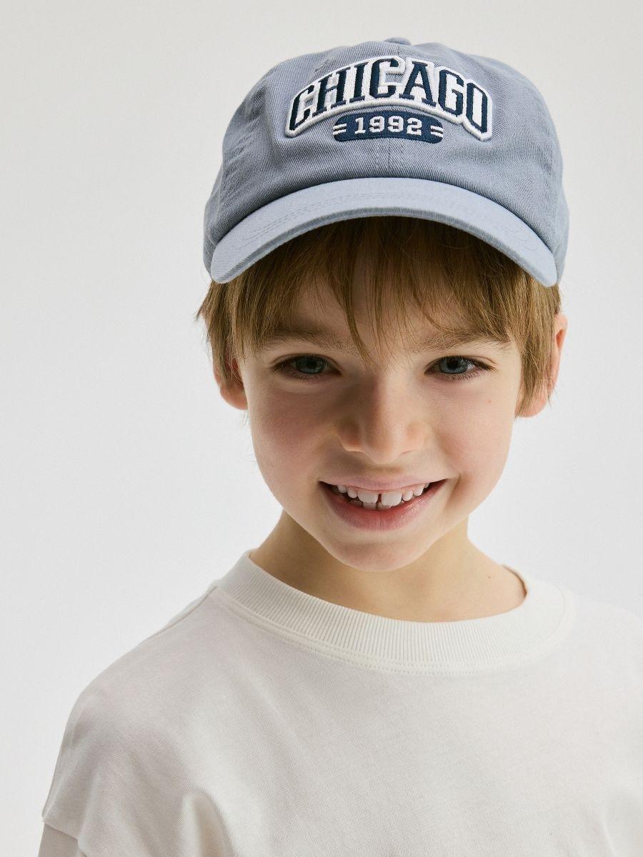 Blue Cotton Baseball Cap, , medium