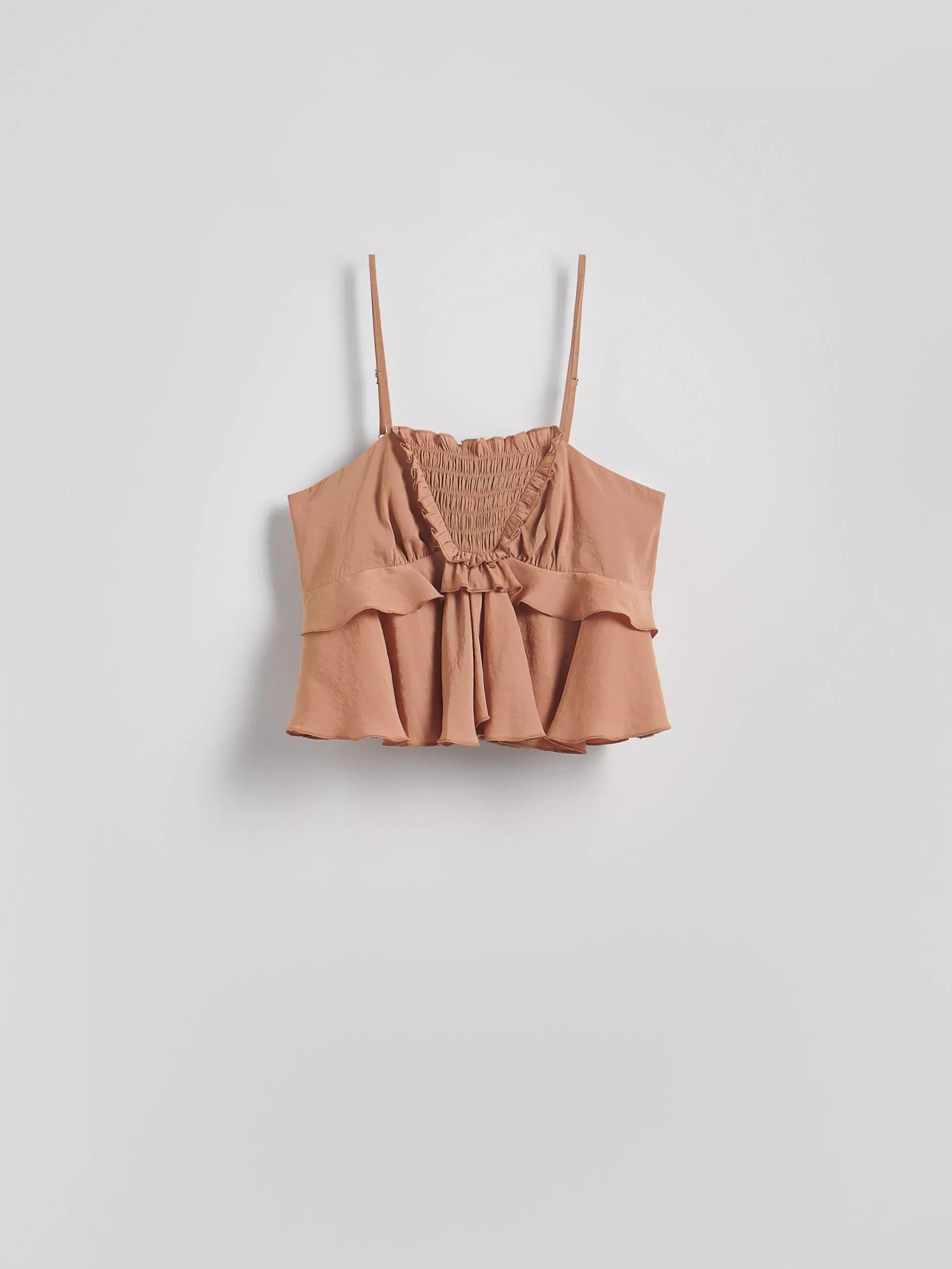 PEACH Cropped modal top, , large image number 1