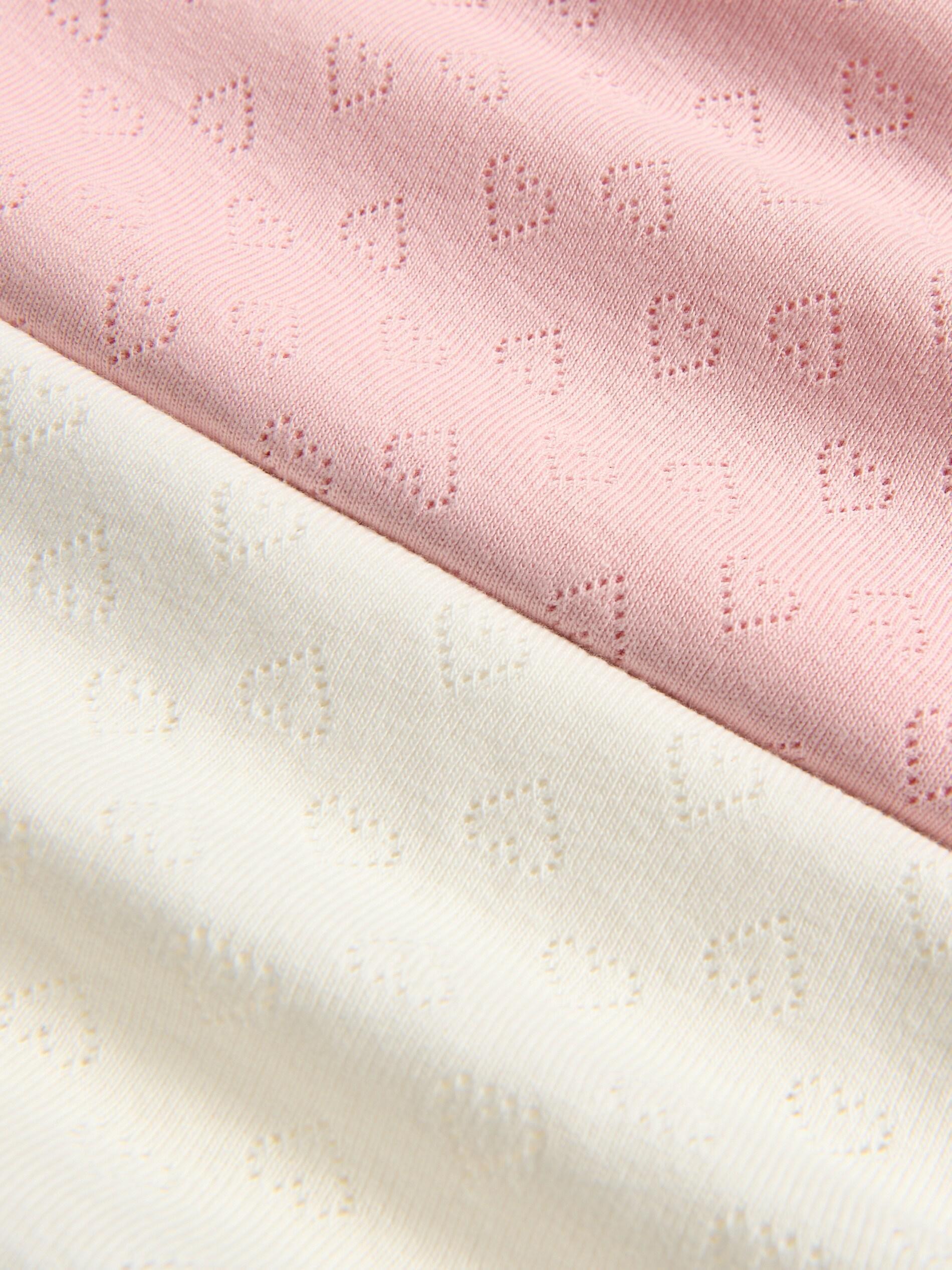 Cream Cotton Rich Blouse With Puff Sleeves, Ivory, large image number 3