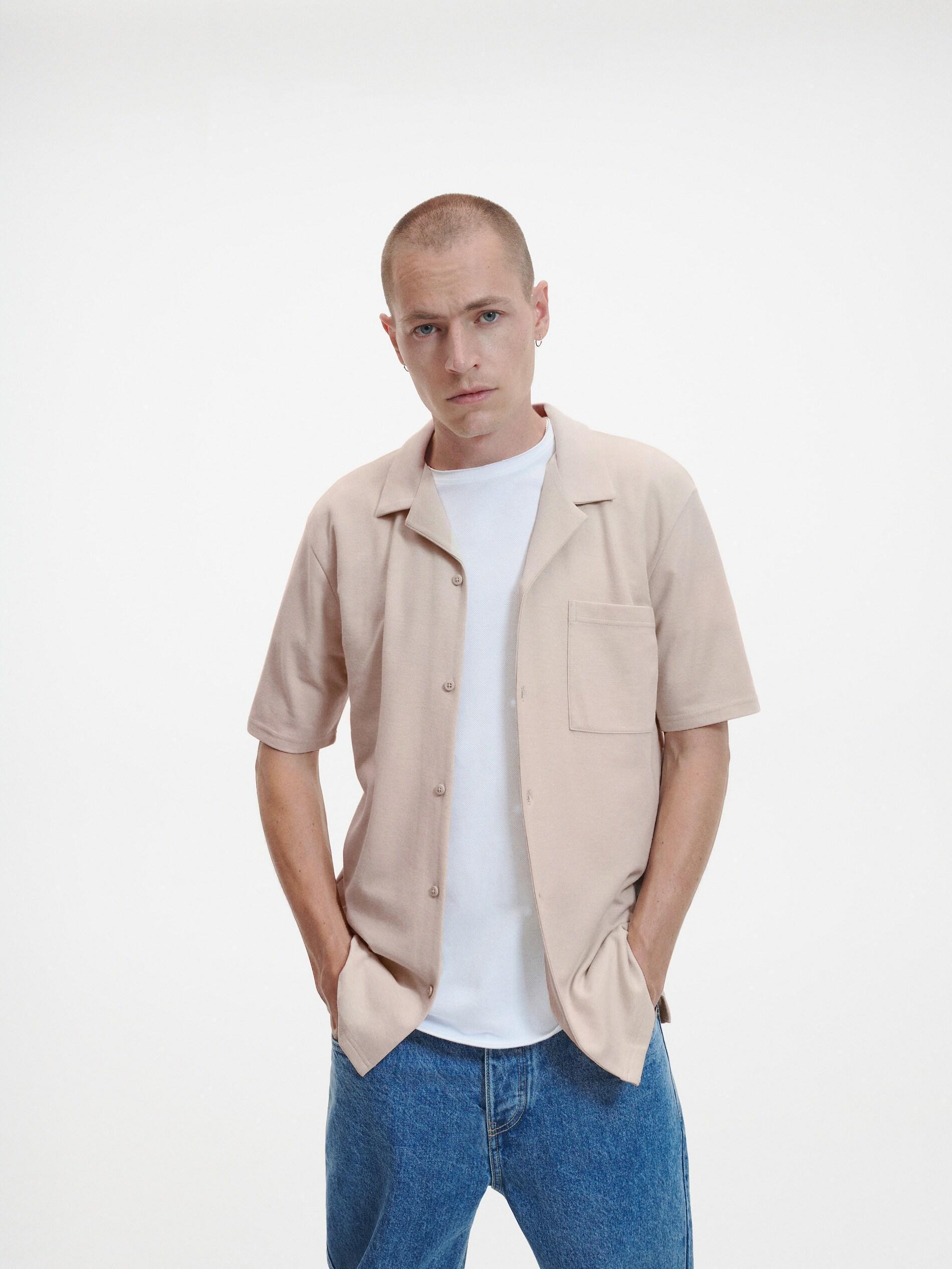 Beige Regular Fit Shirt, , large image number 0