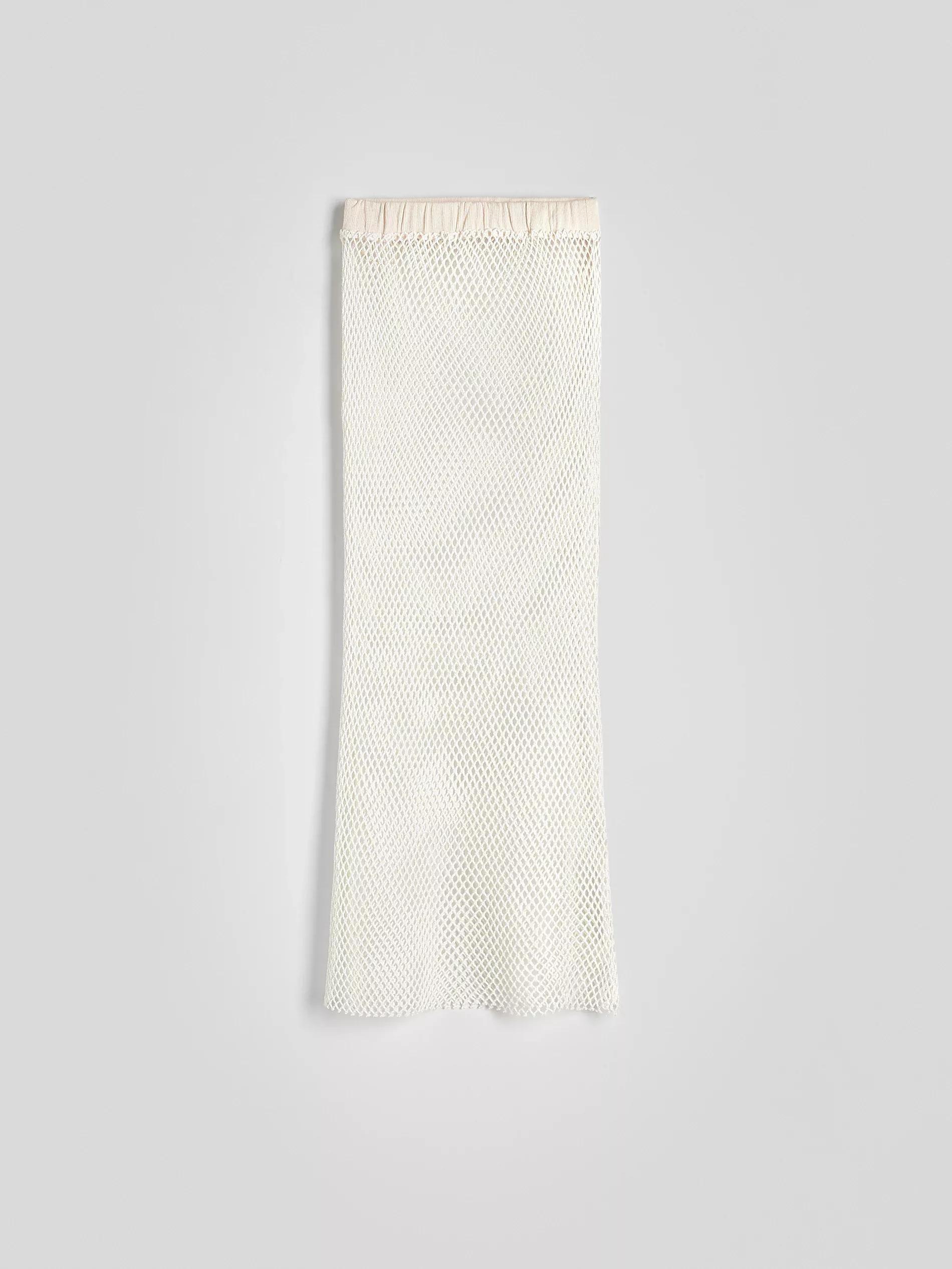White Net Mini Skirt, , large image number 6