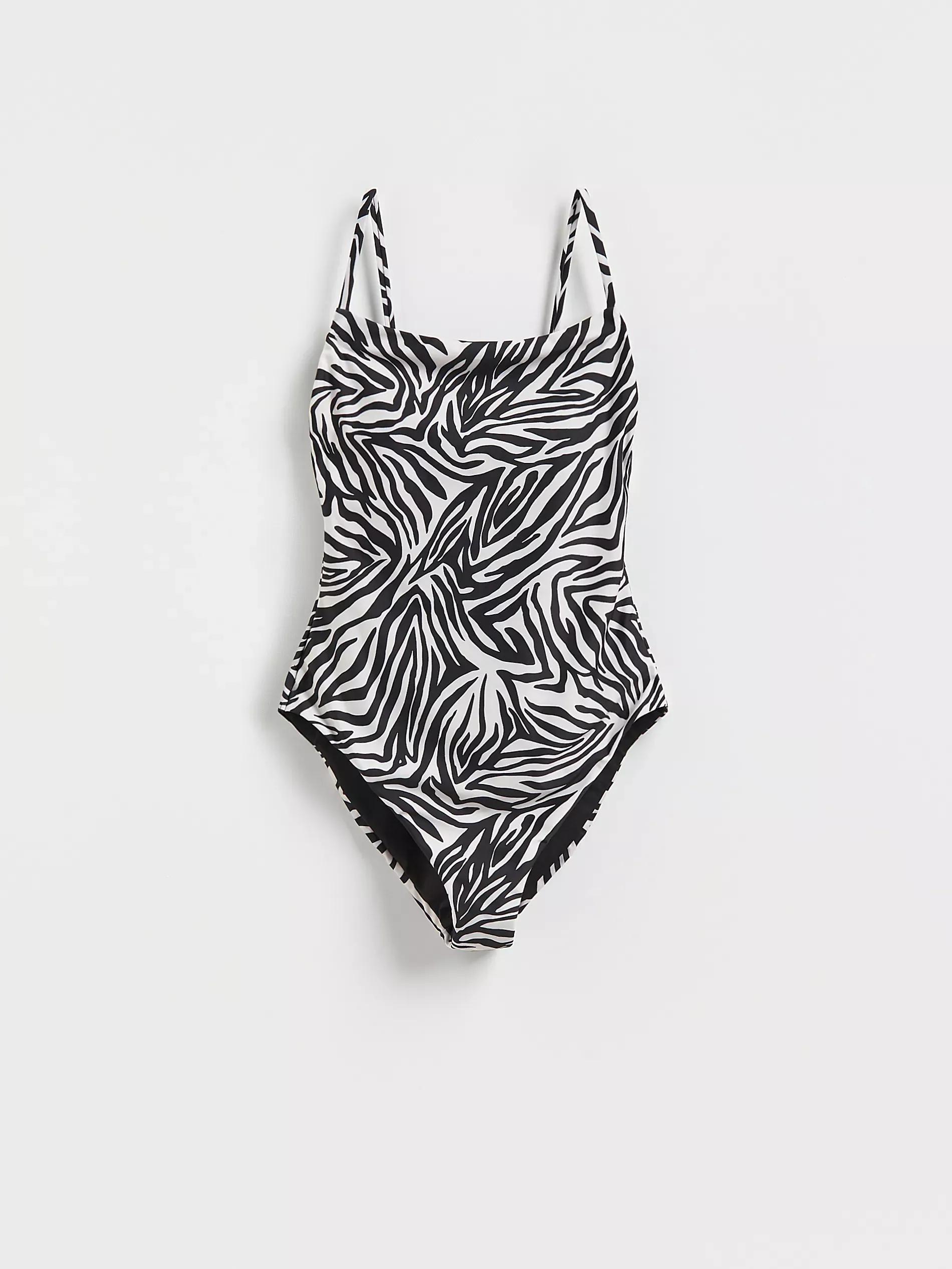 Black One Piece Swimsuit, , large image number 2