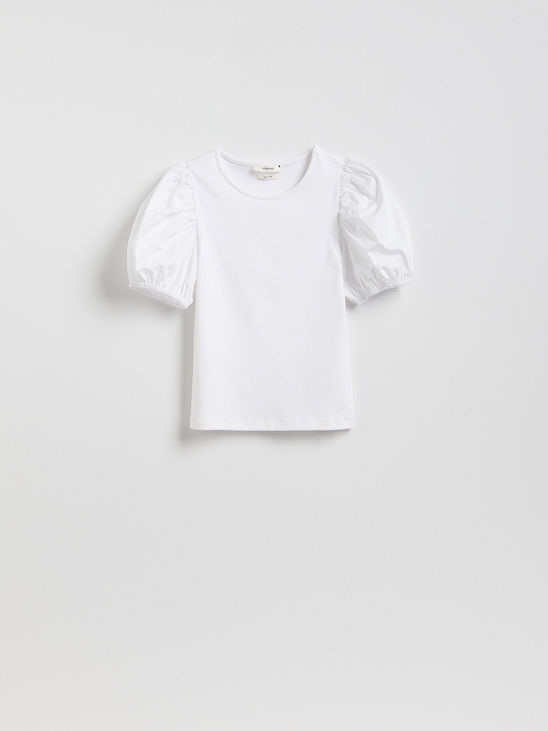 White Modal Rich Top, White, large image number 5