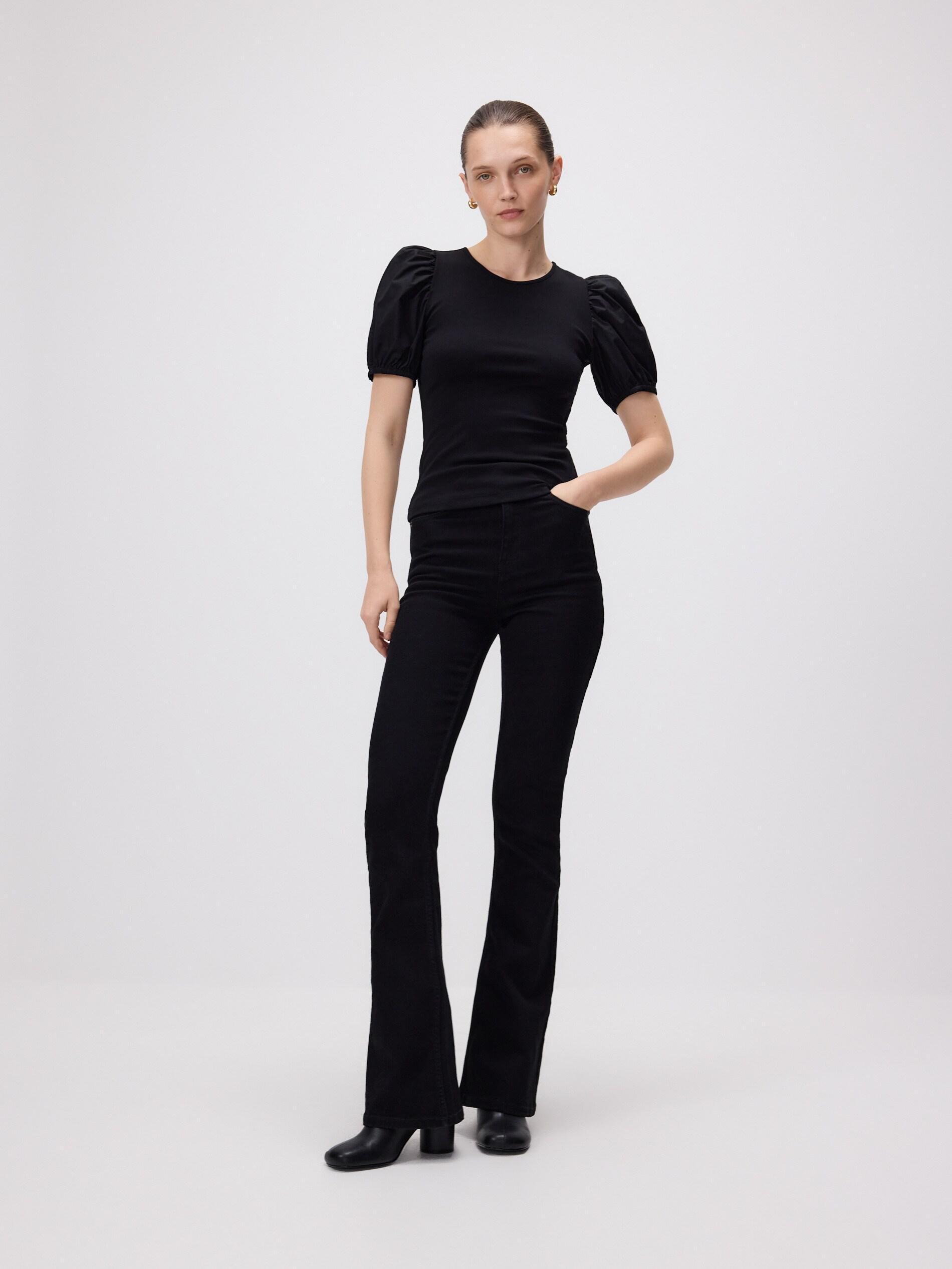 Black Modal Rich Top, Black, large image number 4