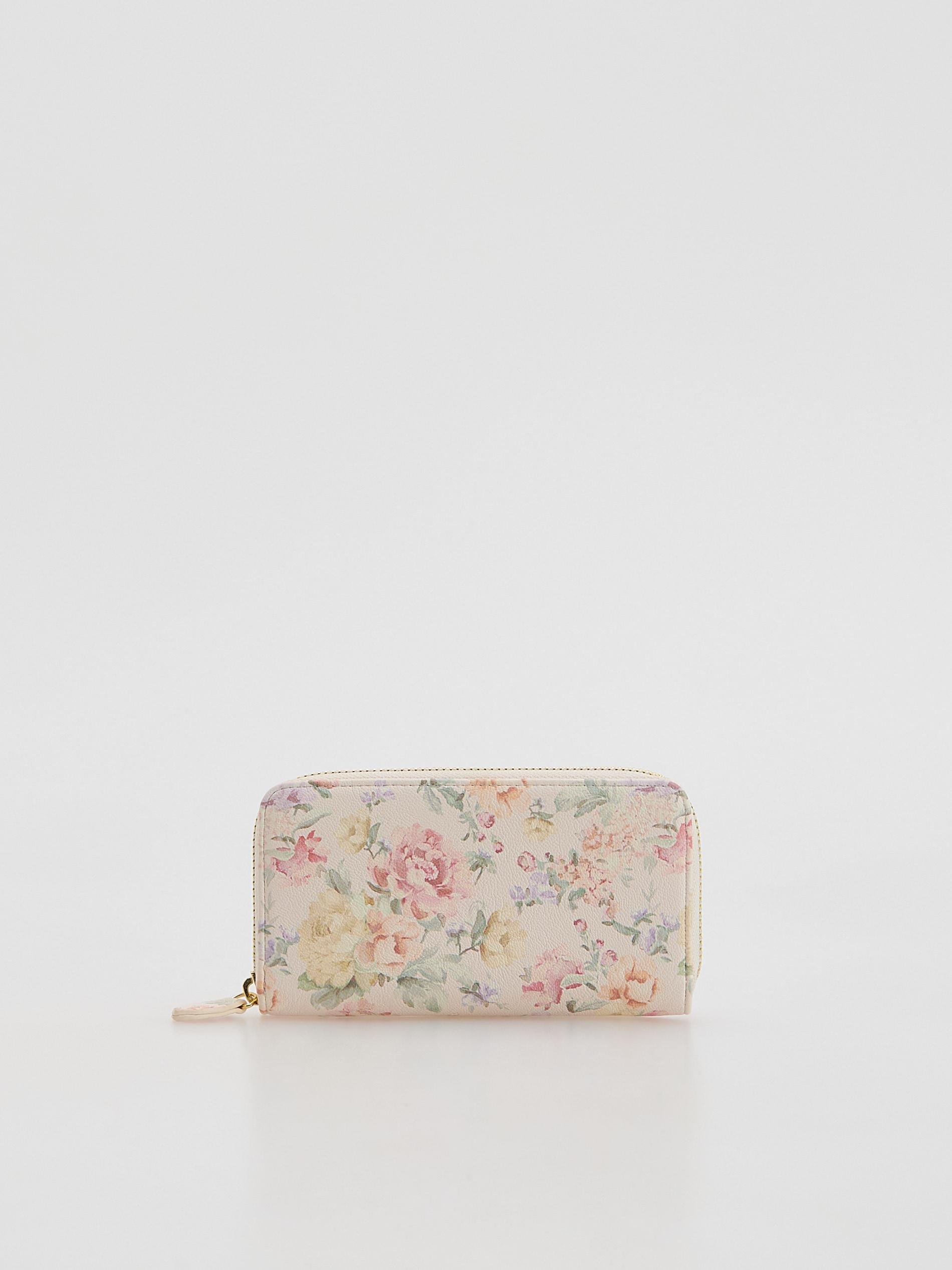 Multicolour Patterned Wallet, Multicolor, medium