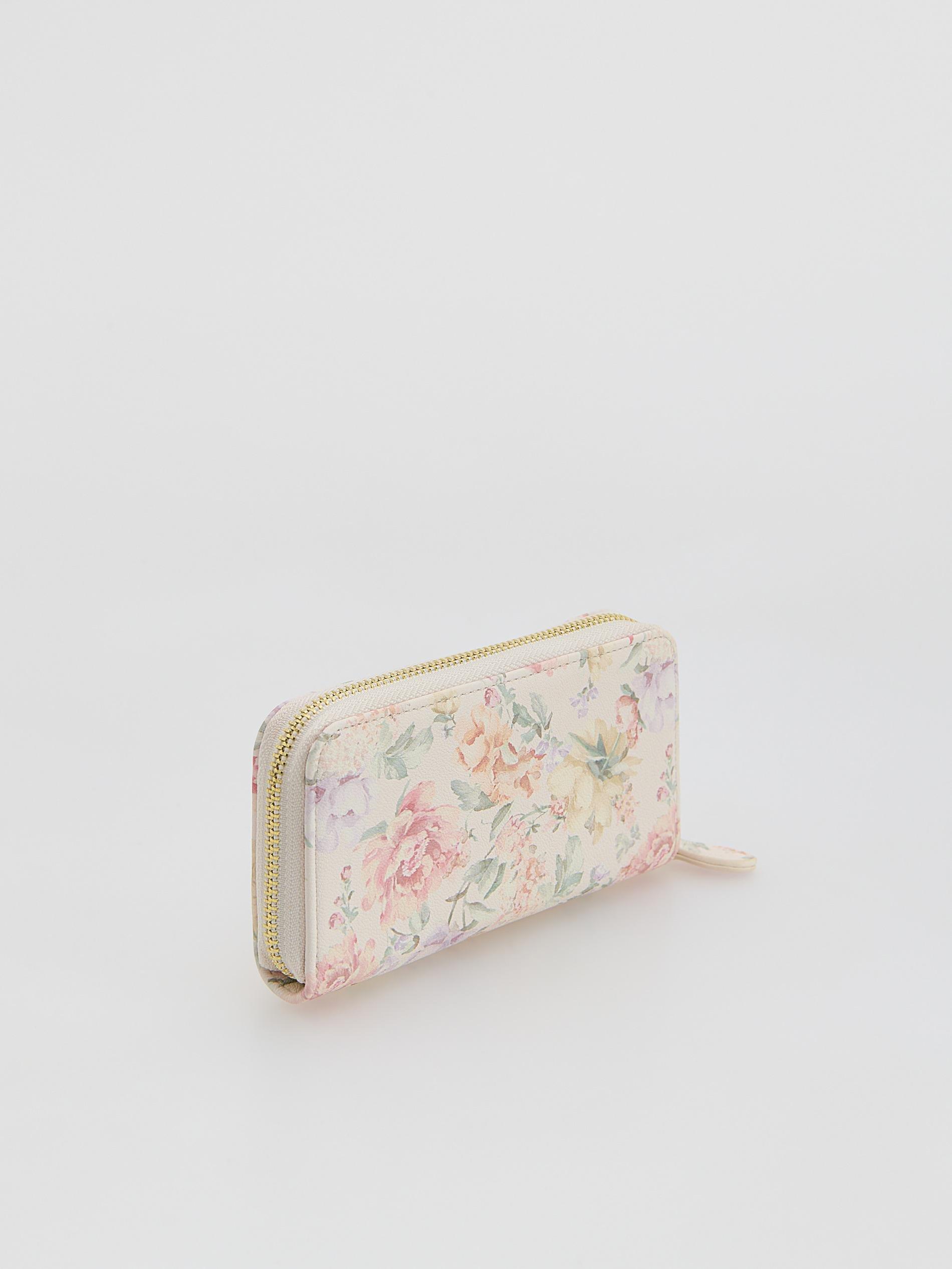 Multicolour Patterned Wallet, Multicolor, medium