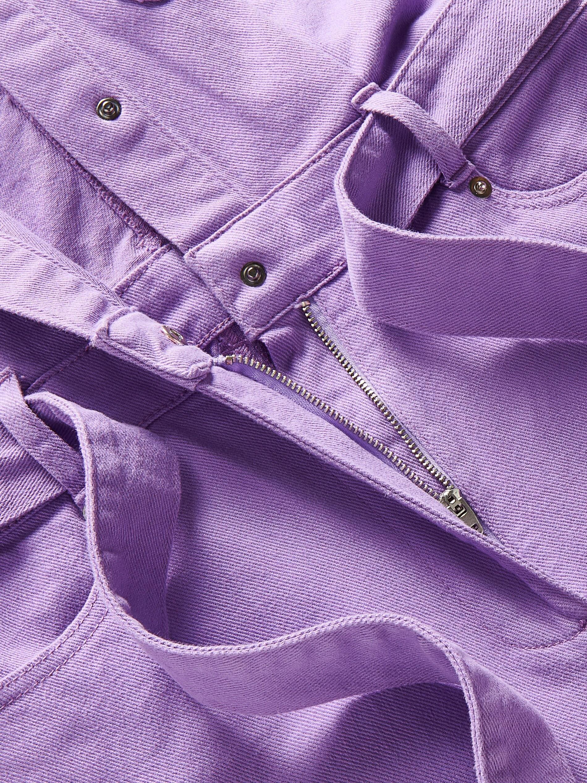 Purple Denim Jumpsuit, , large image number 5
