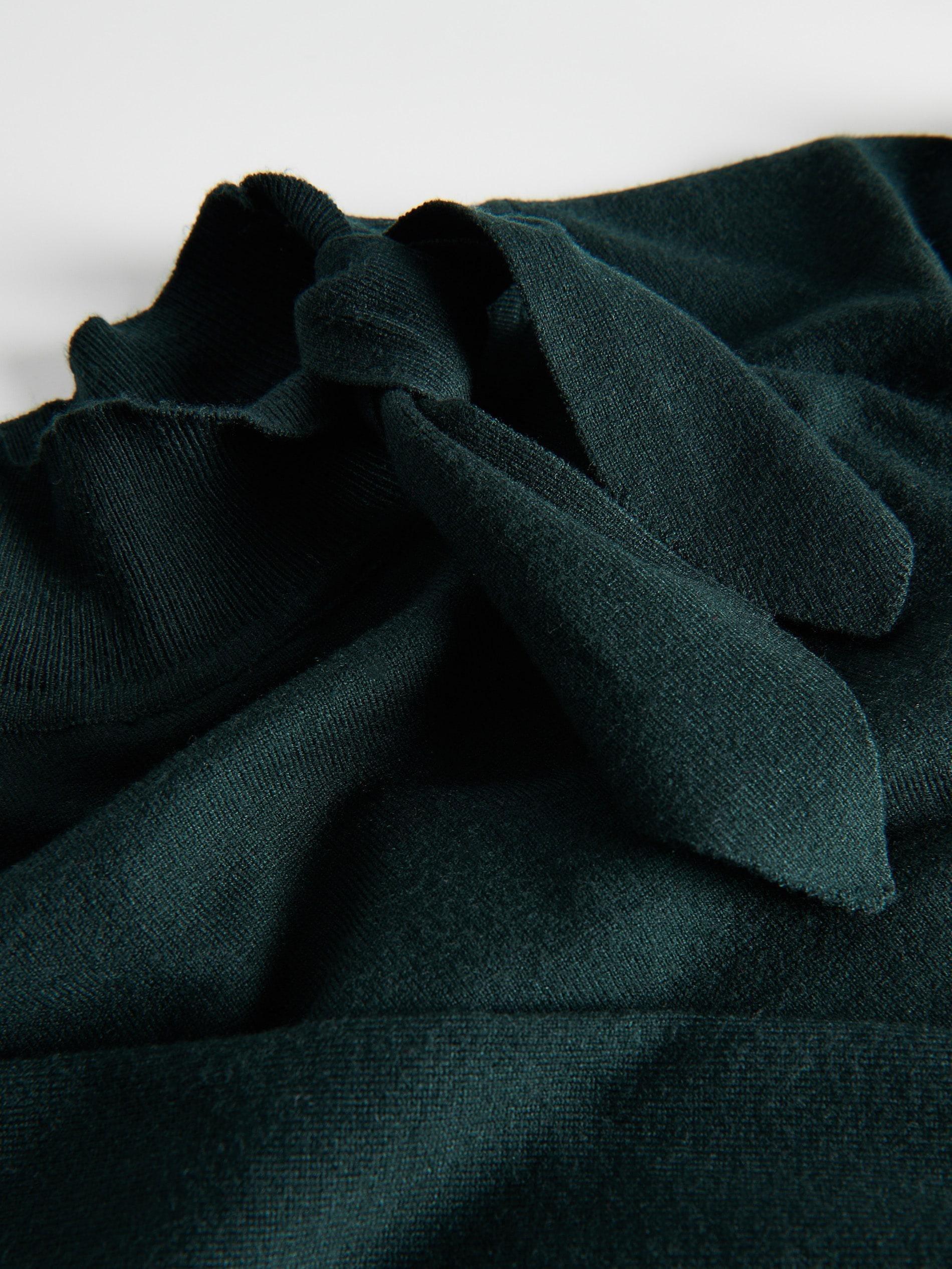 Green Sweater With Stylish Tie, , large image number 4