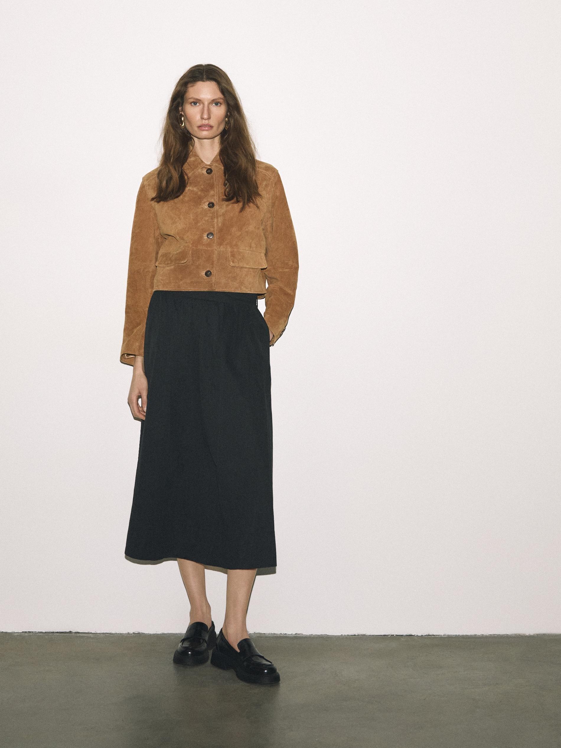 Black Heeled Loafers, Black, medium