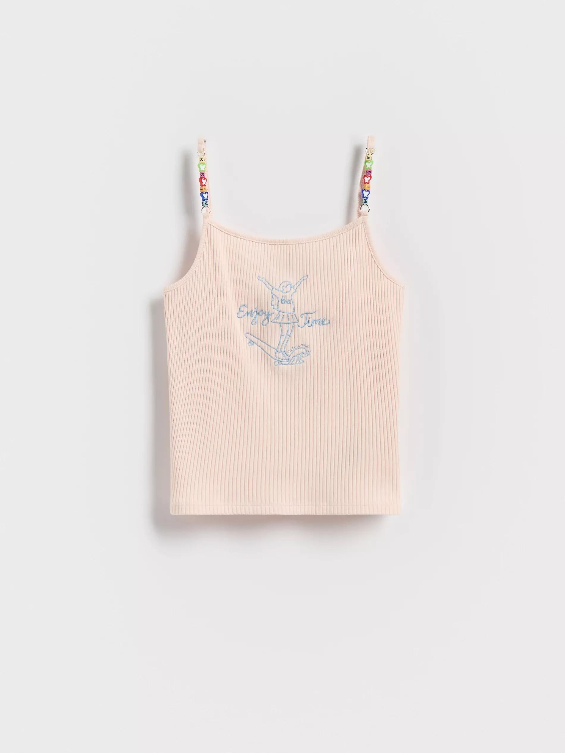 Orange Top With Ornamental Straps, , large image number 2