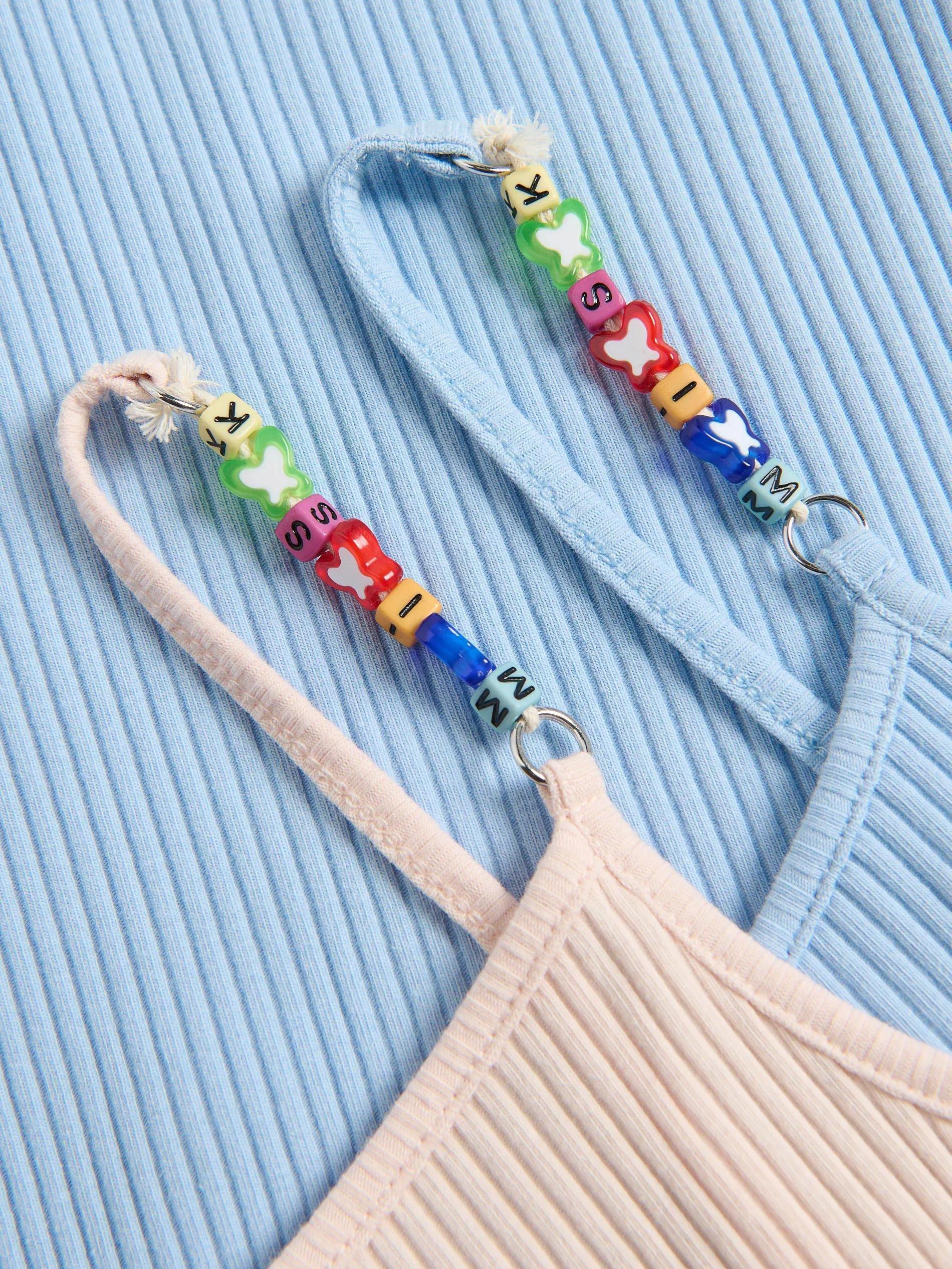 Blue Top With Ornamental Straps, , large image number 3