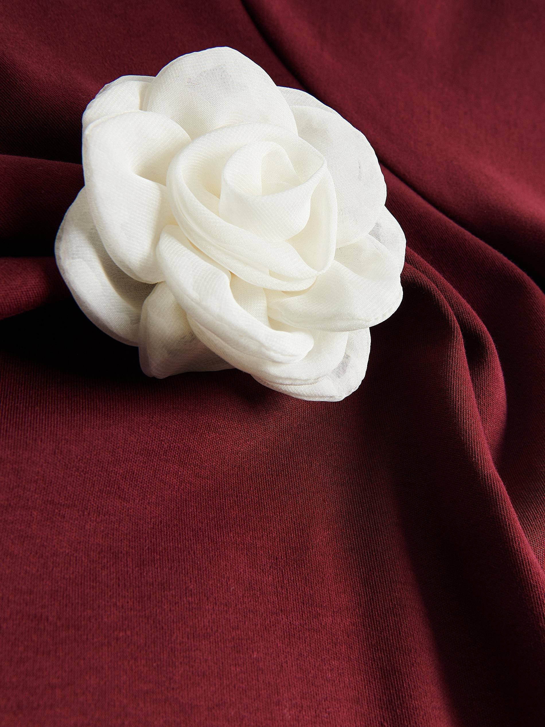 MAROON Blouse with decorative appliquأ©, , large image number 1
