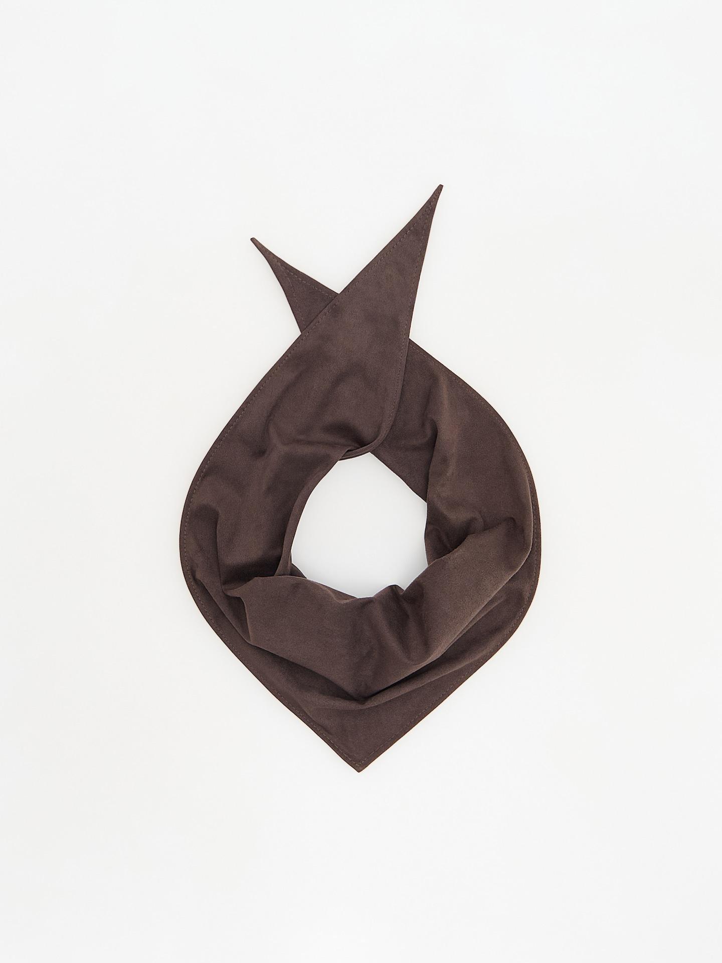 Brown Scarf, Brown, medium