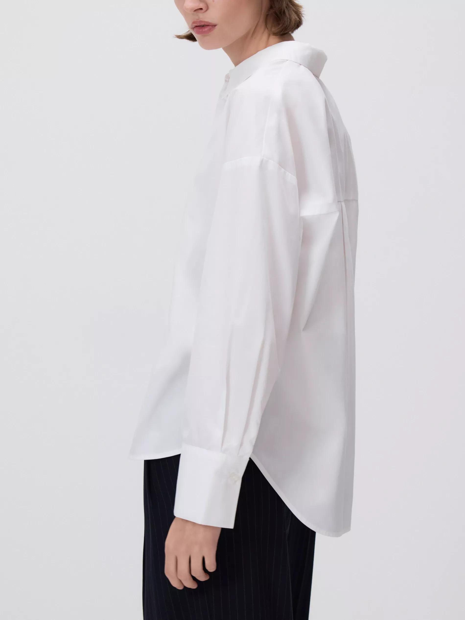 WHITE Cotton rich shirt, White, large image number 2