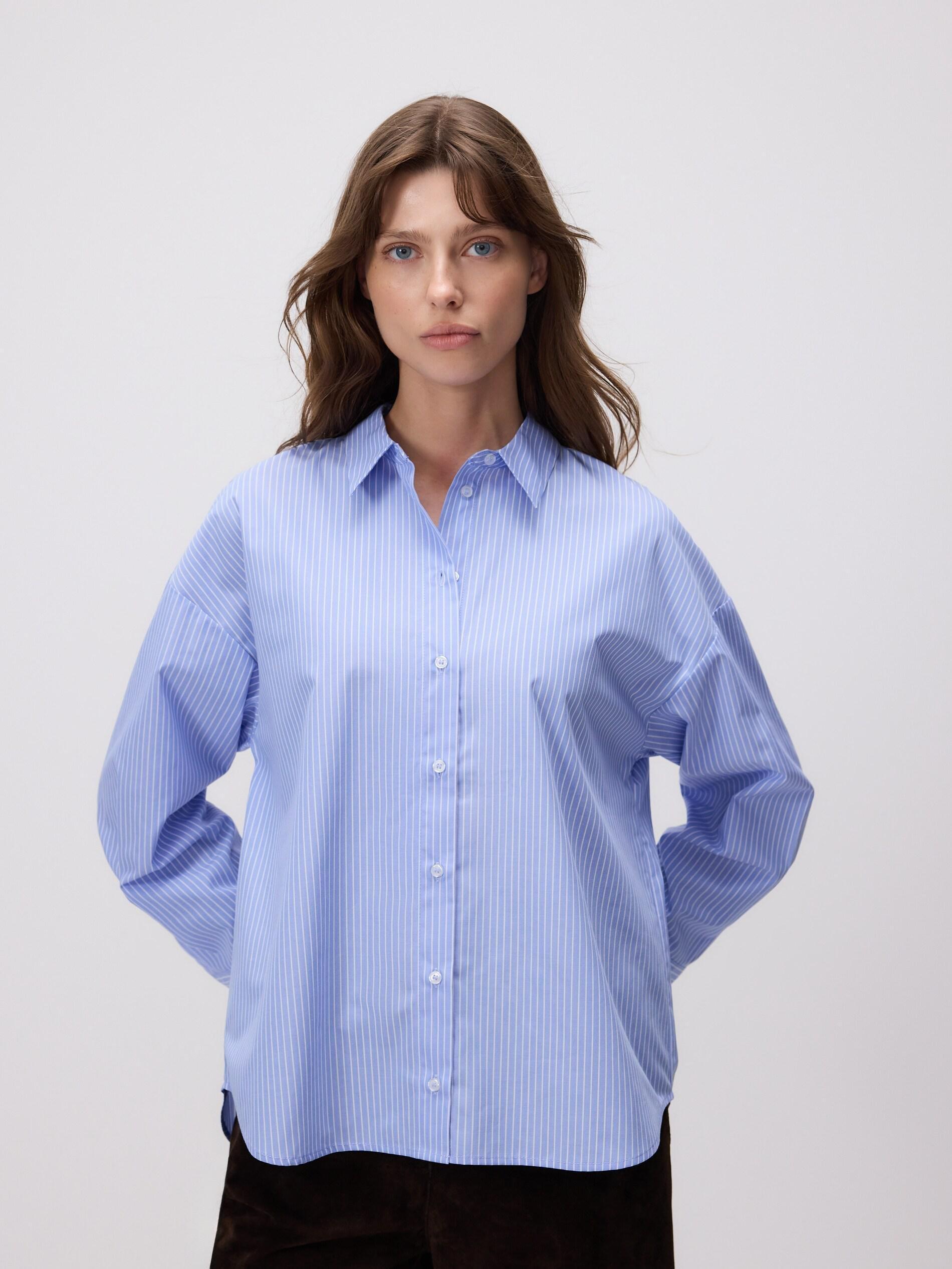 Blue Stripe Shirt, Blue, large image number 2