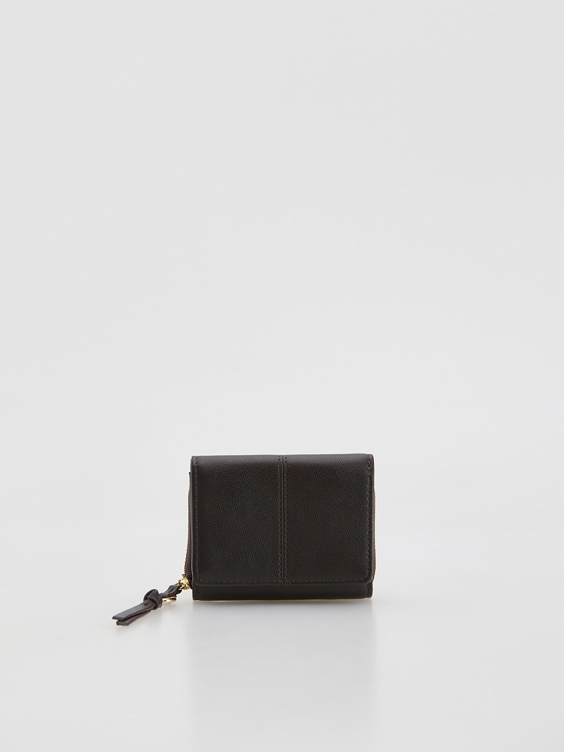 Brown Wallet With Pendant, Brown, medium