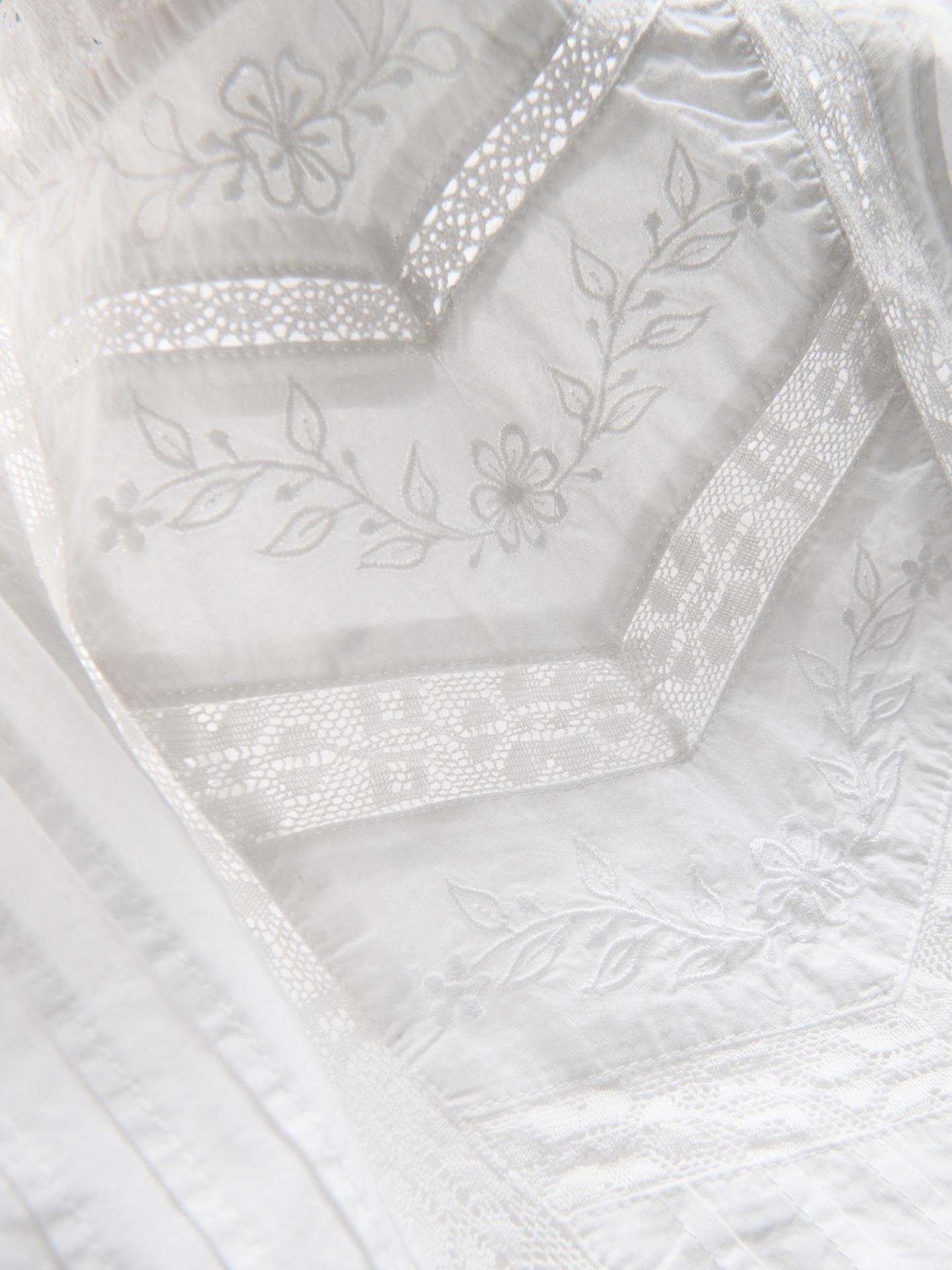 White Cotton Blouse, White, large image number 4