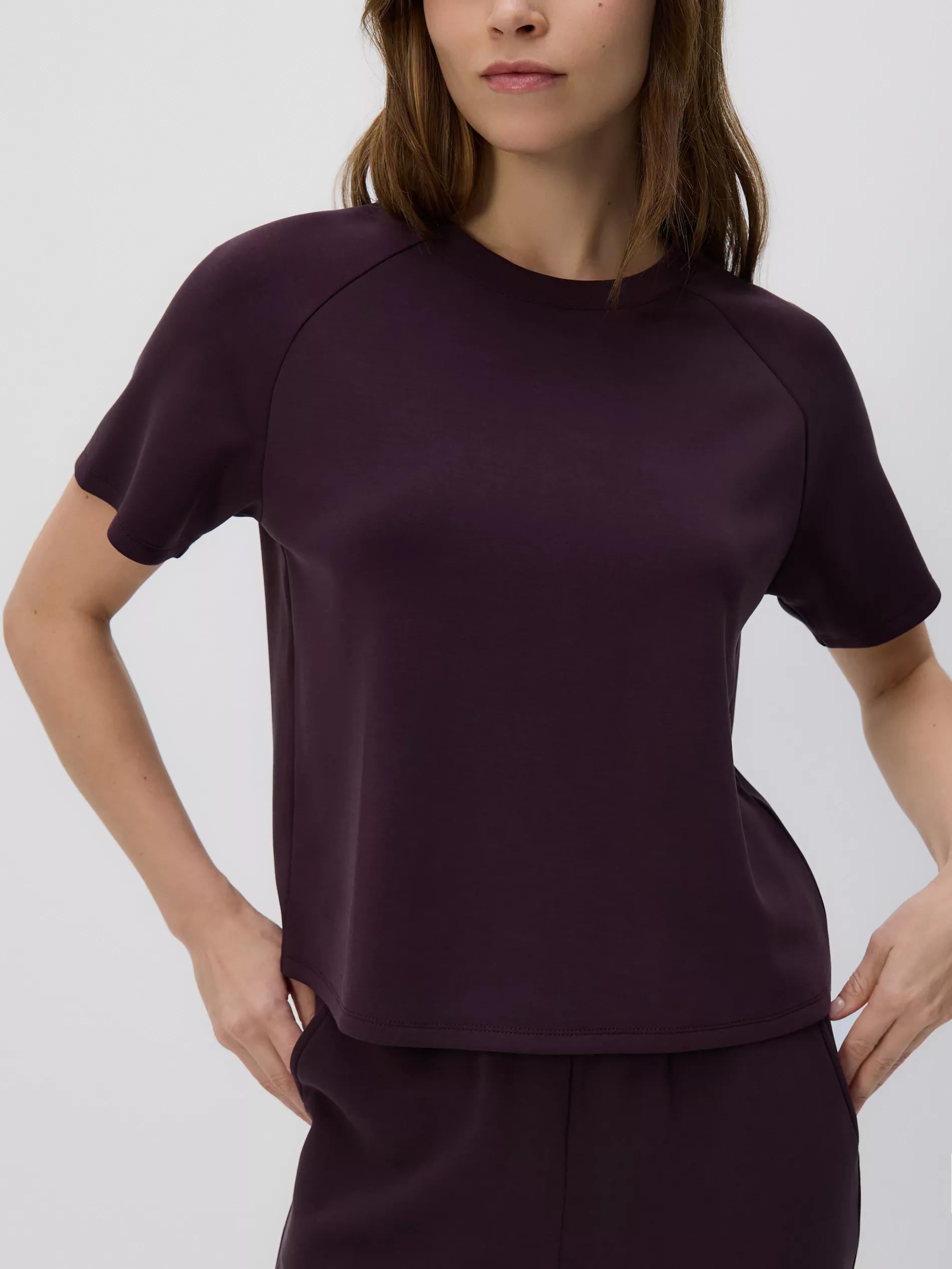 Purple Modal Blend T-Shirt, Purple, large image number 1