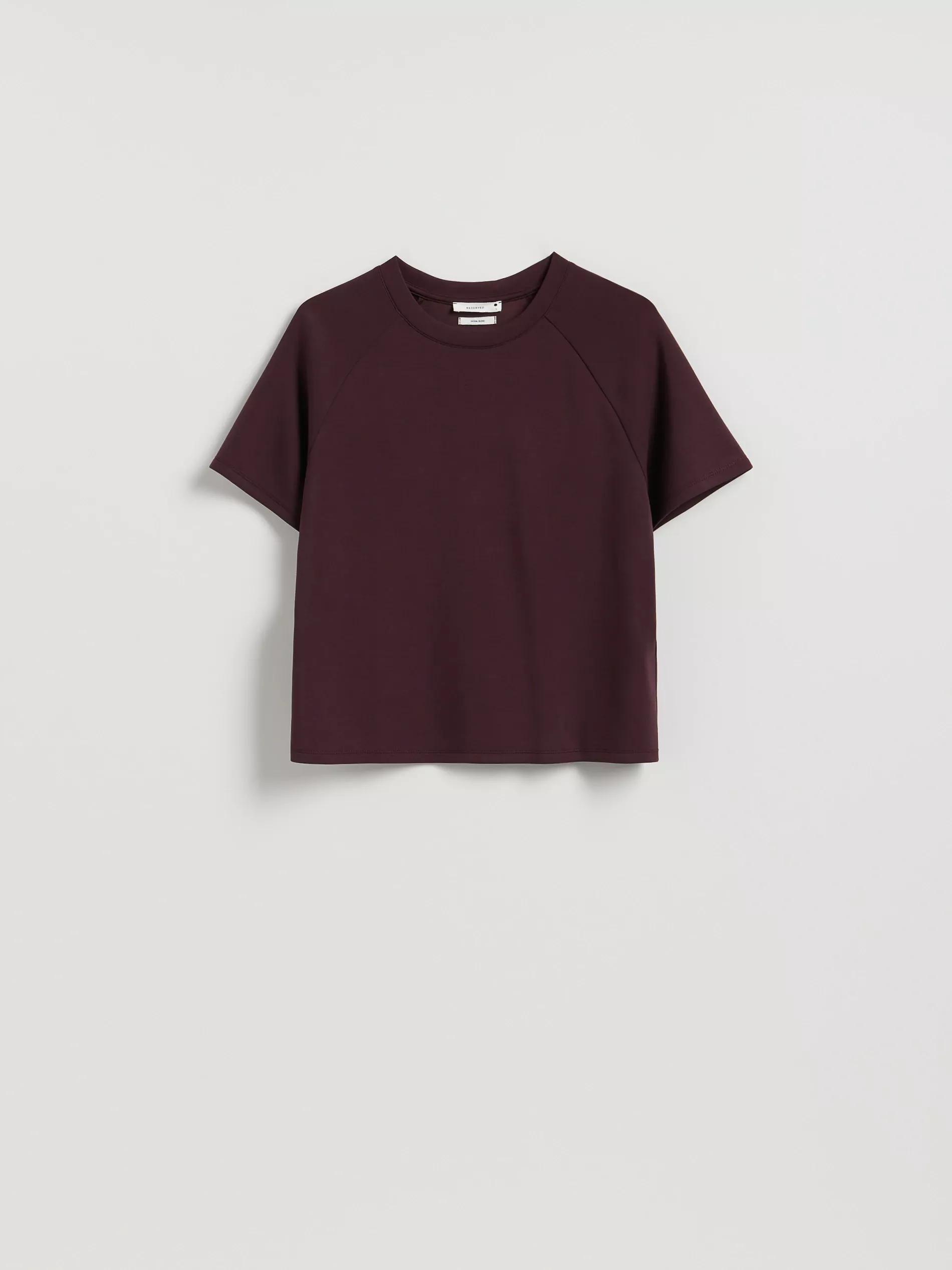 Purple Modal Blend T-Shirt, Purple, large image number 4