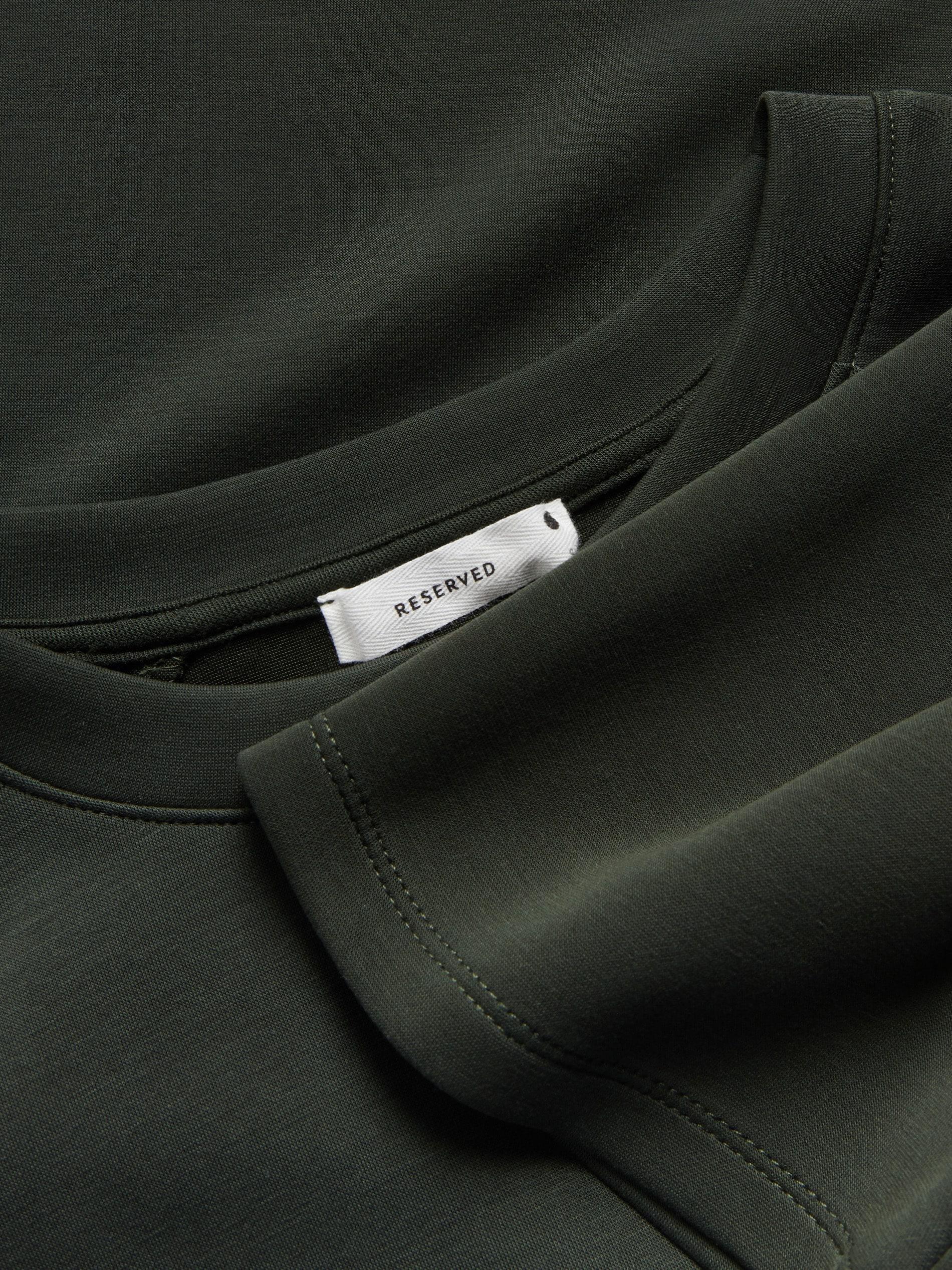 Green Modal Blend T-Shirt, Khaki, large image number 6