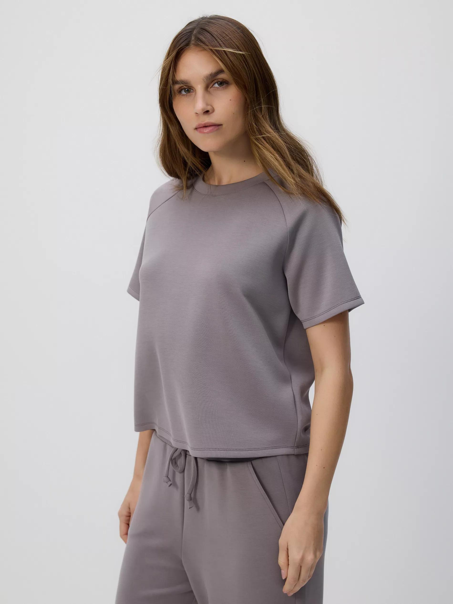 Brown Modal Blend T-Shirt, Brown, medium