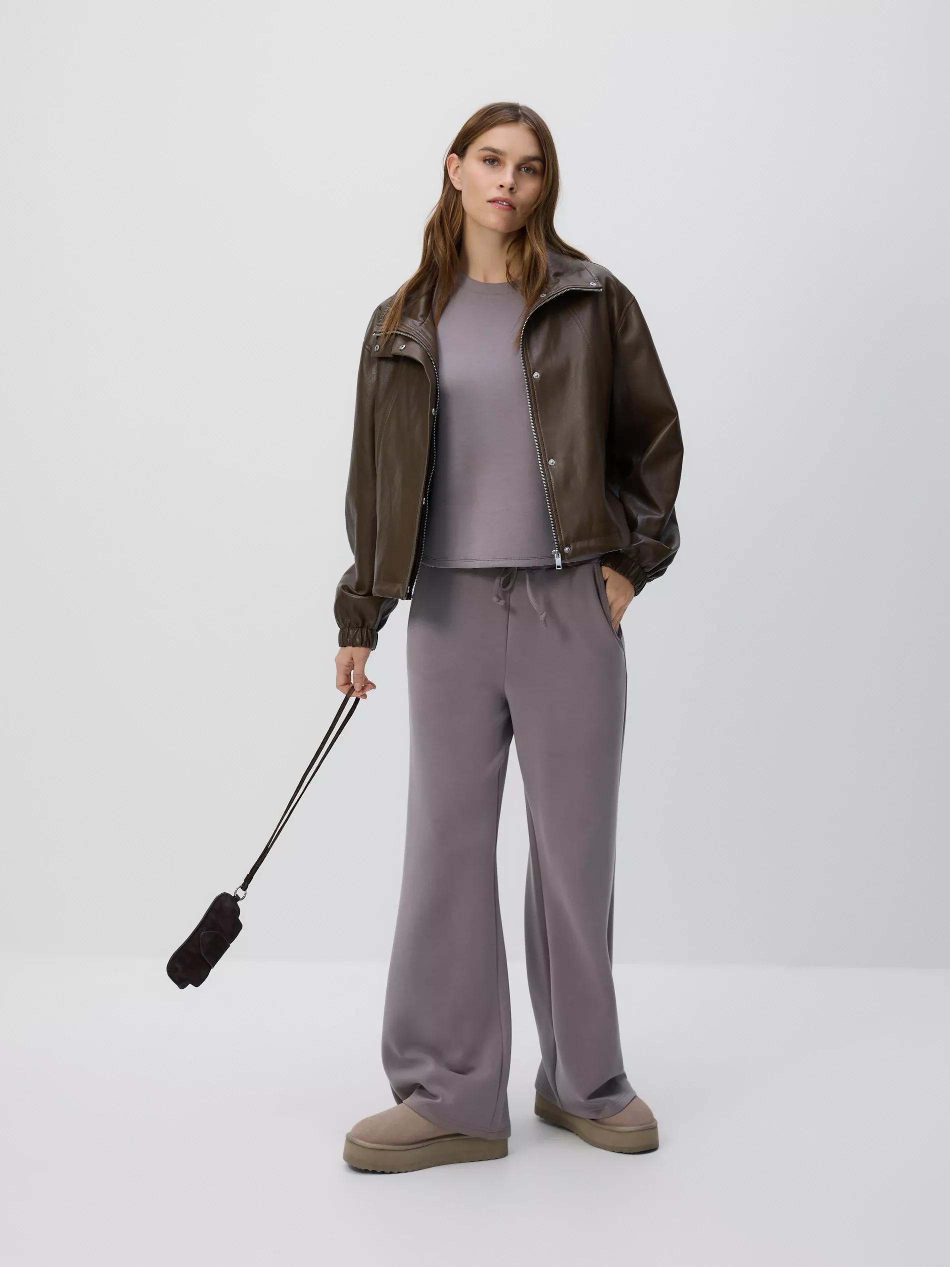 Brown Modal Blend T-Shirt, Brown, large image number 3