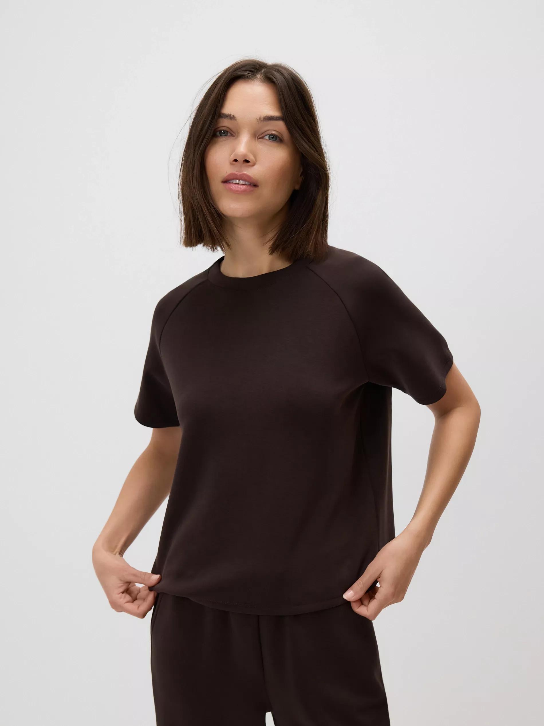 T-Shirt, Brown, large image number 0