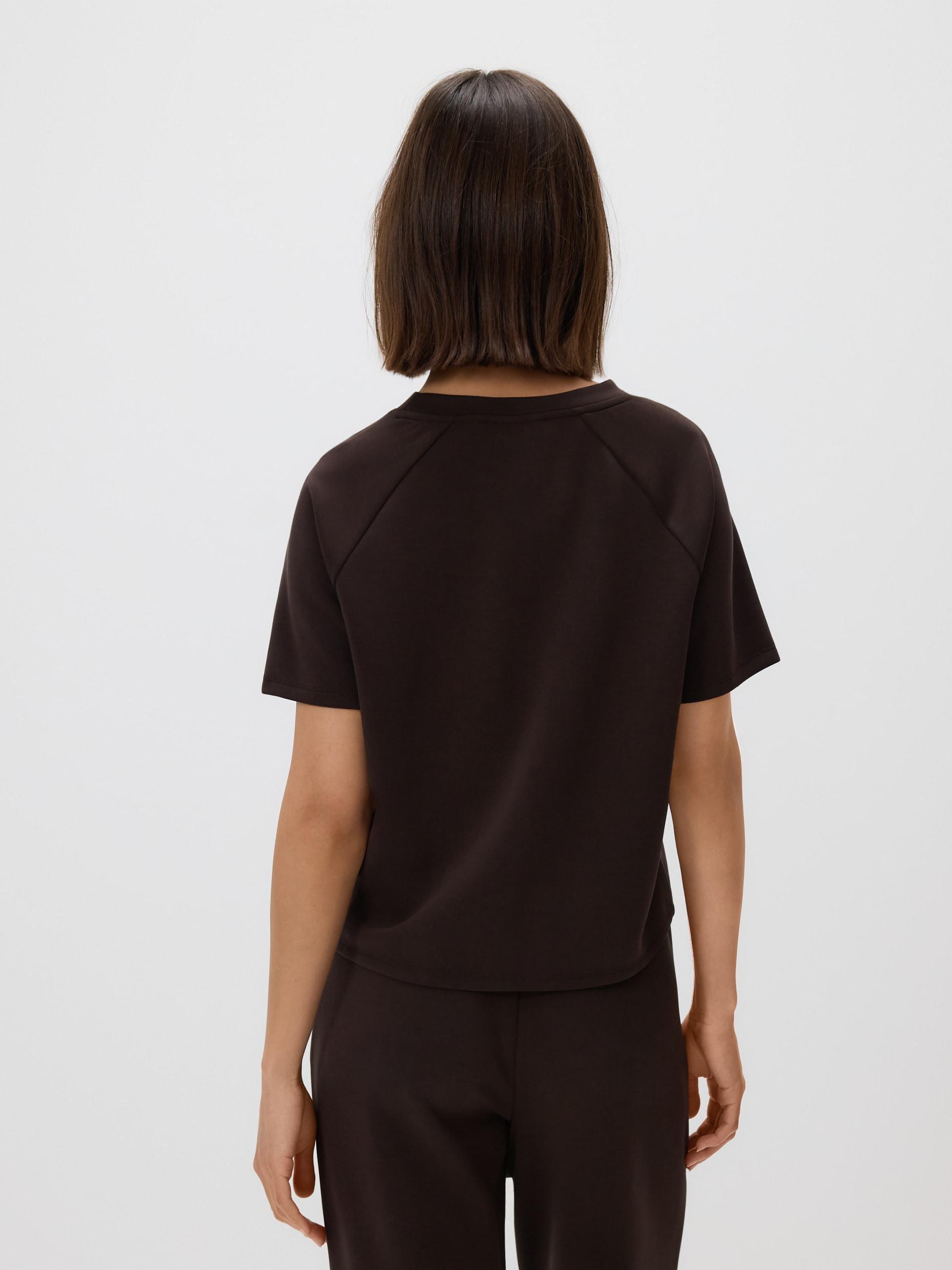 T-Shirt, Brown, medium