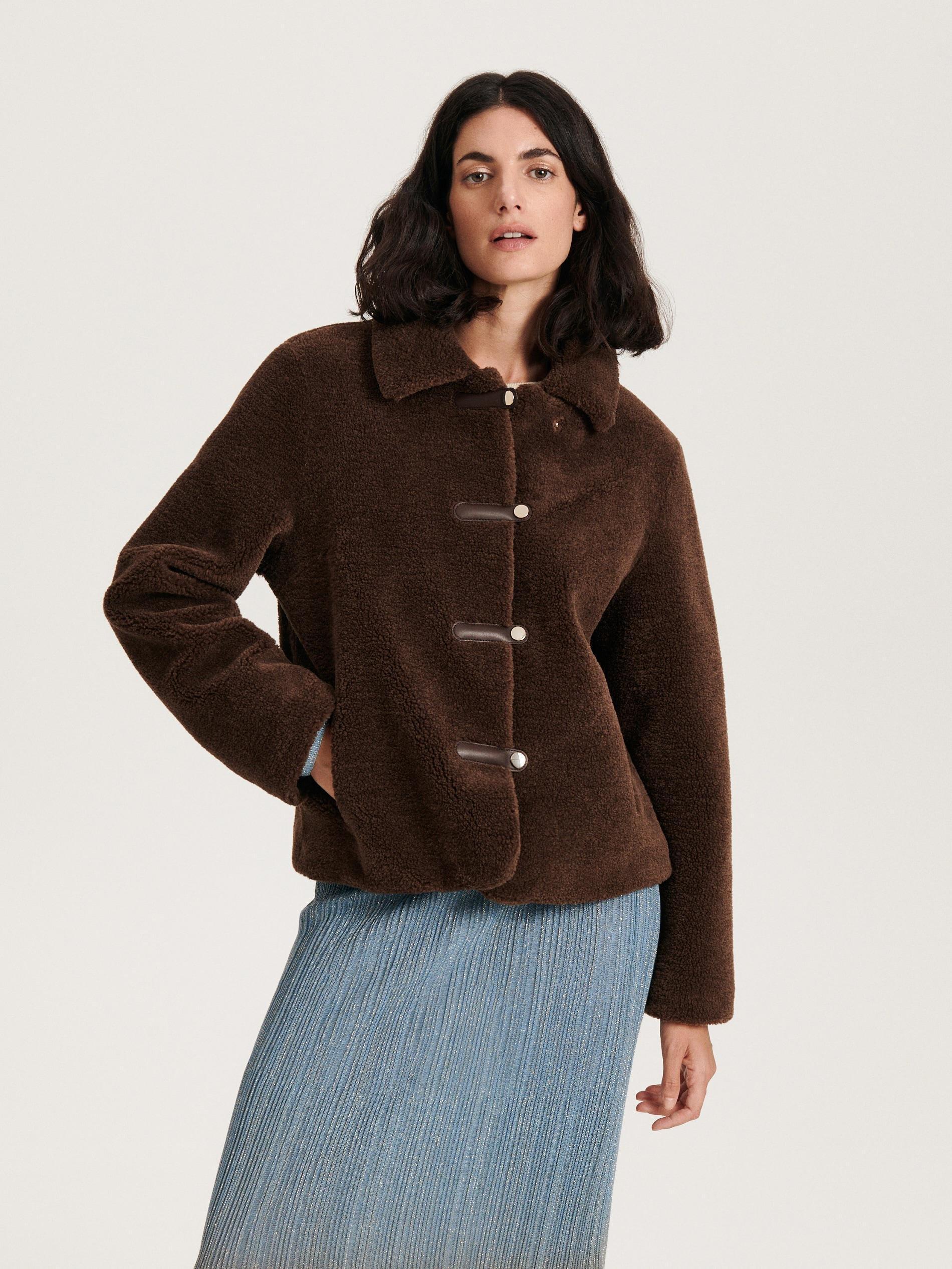 Brown Sheepskin Jacket, , large image number 0