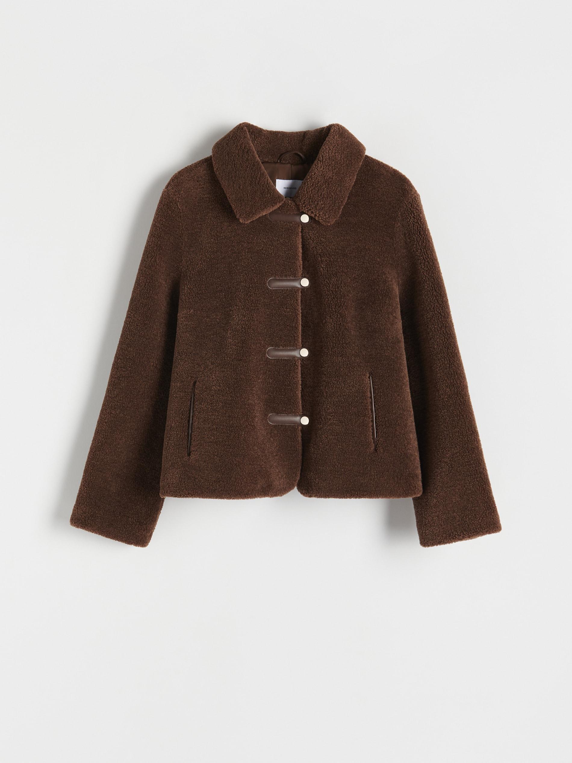 Brown Sheepskin Jacket, , large image number 2
