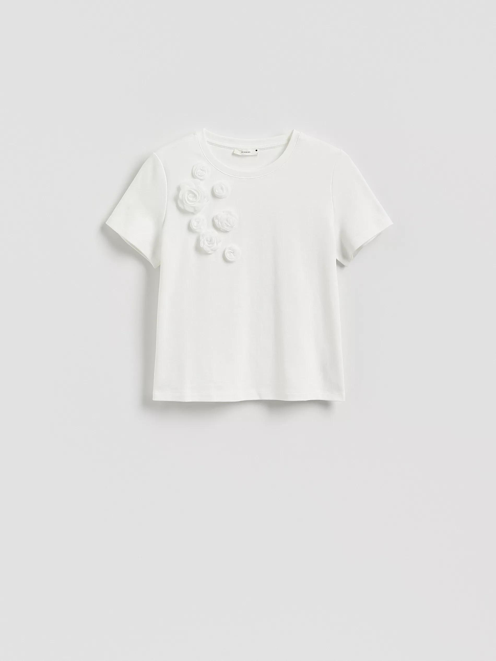 Multicolour Oversized T-Shirt With Applique, , large image number 0