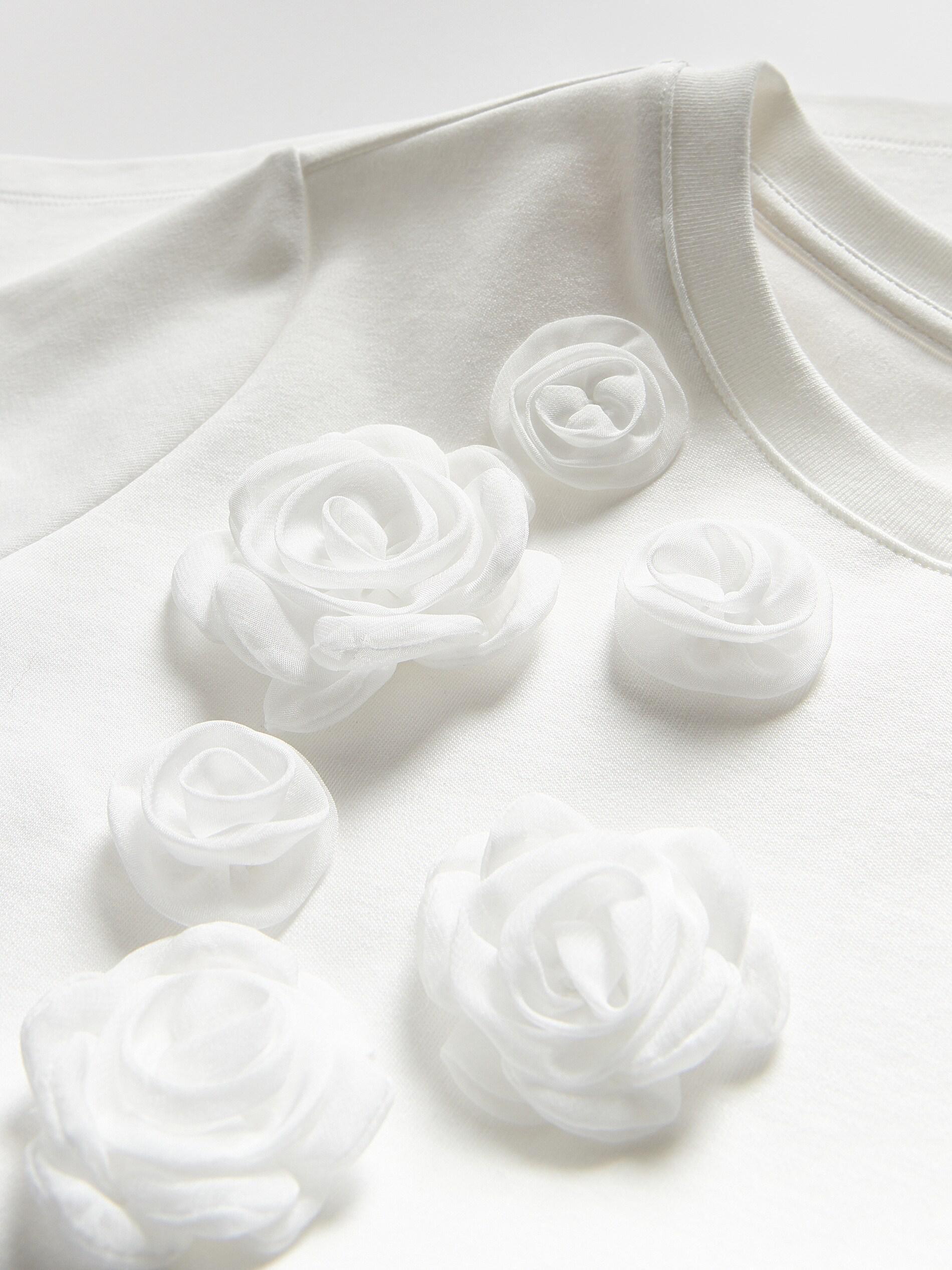 Multicolour Oversized T-Shirt With Applique, Multicolor, large image number 5