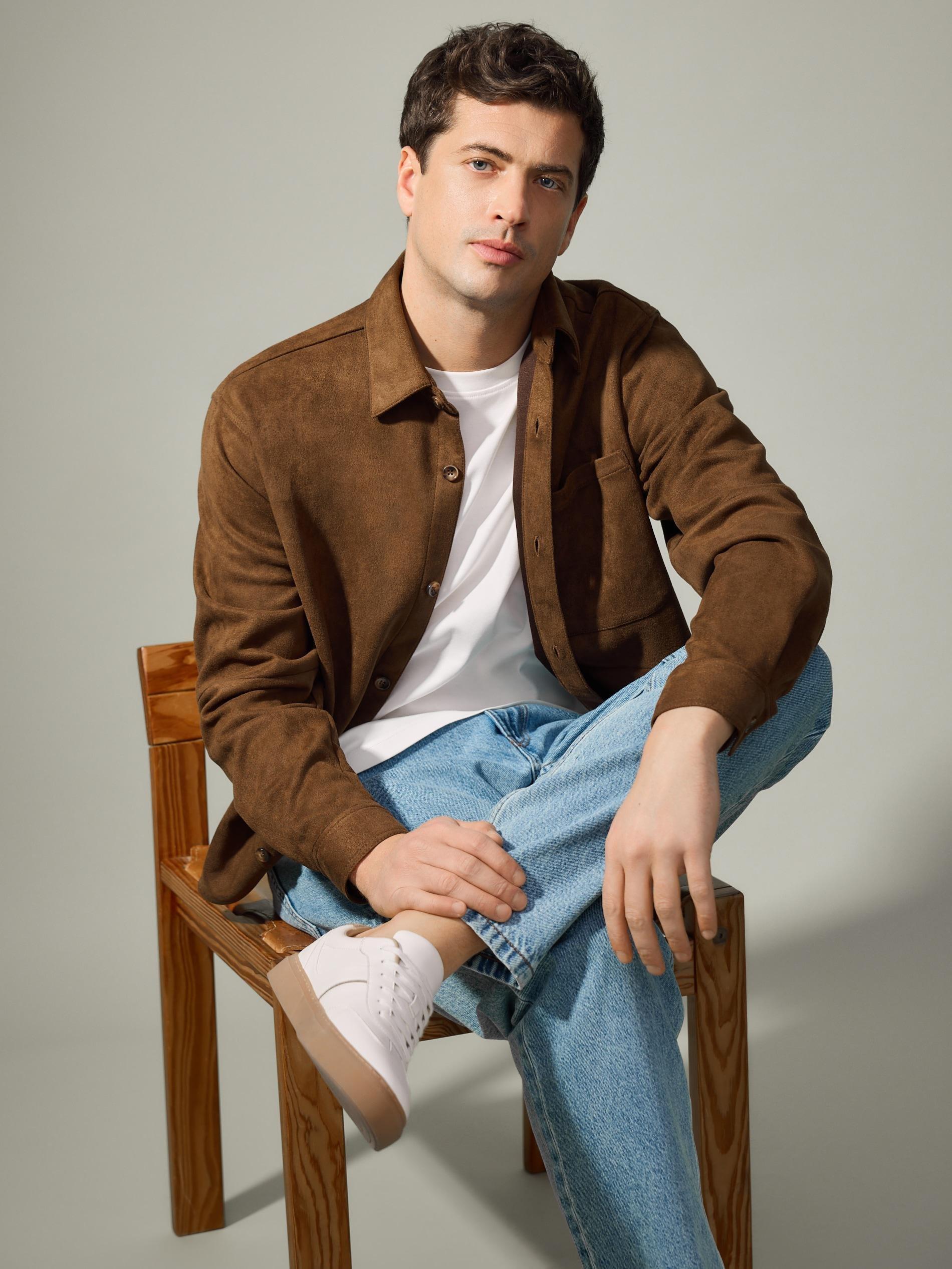 Cream Leather Rich Sneakers, Ivory, medium