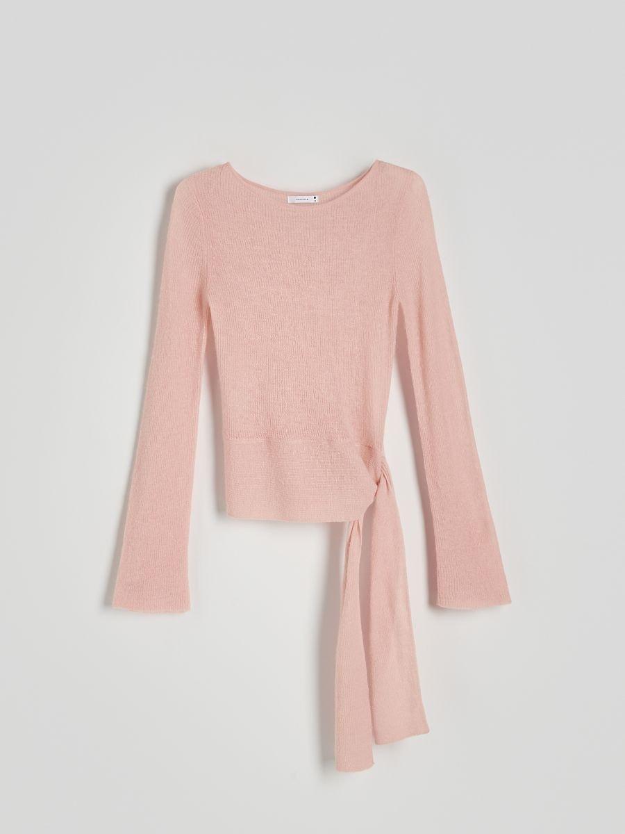 Pink Sweater Made Of Wool-Alpaca Mix, , large image number 2