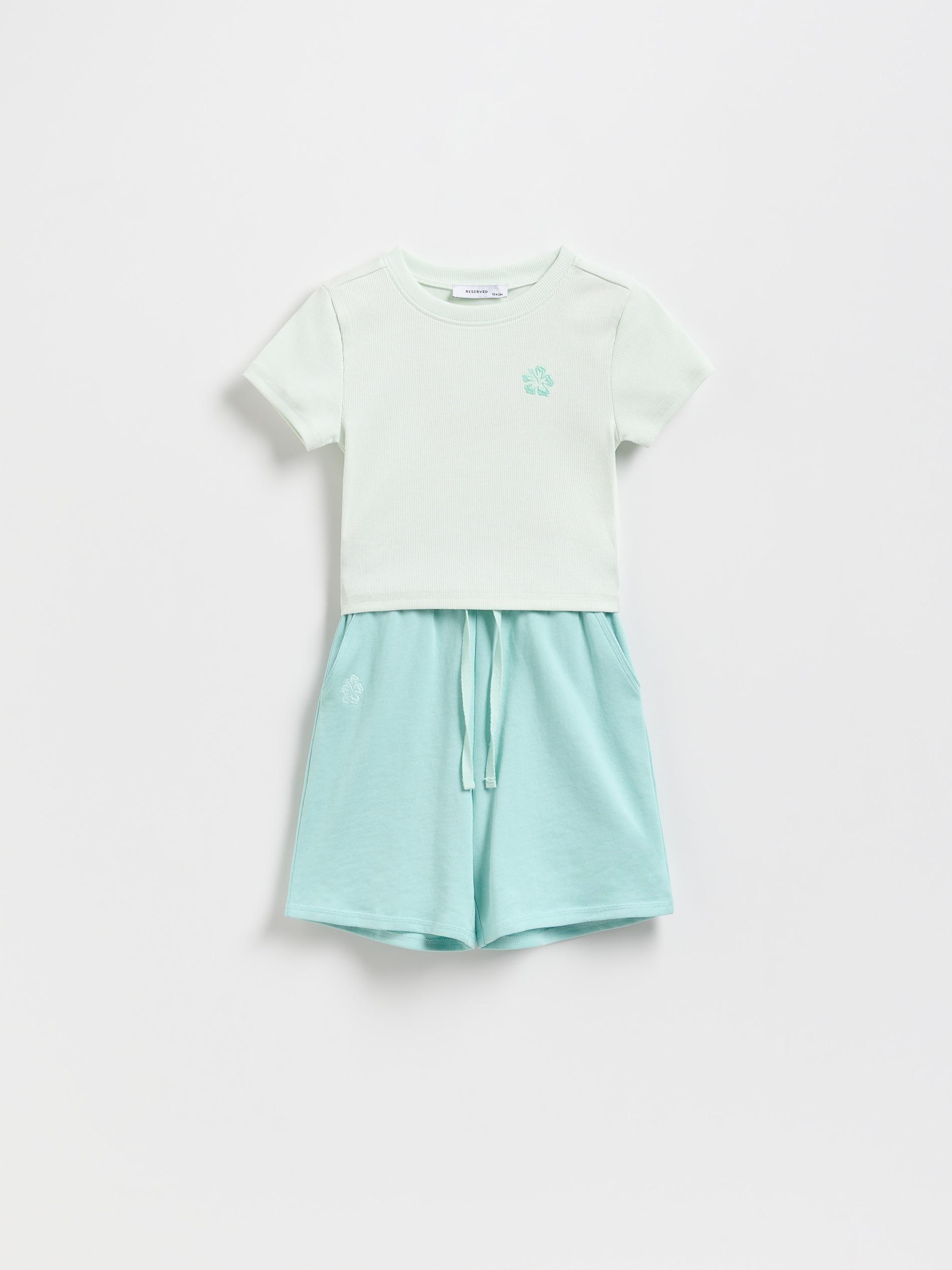 Turquoise Cotton Rich Set, Turquoise, large image number 2