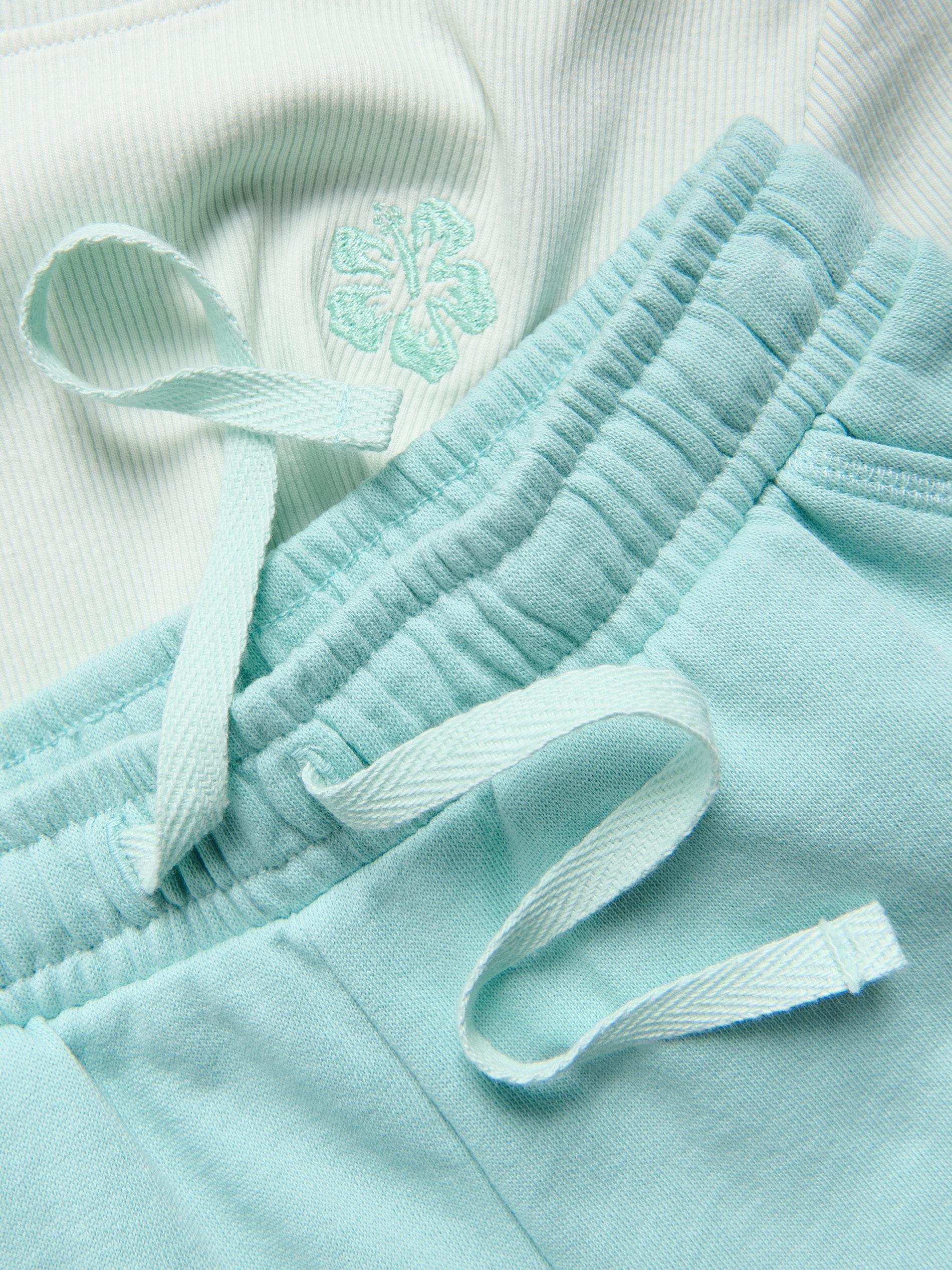 Turquoise Cotton Rich Set, Turquoise, large image number 3