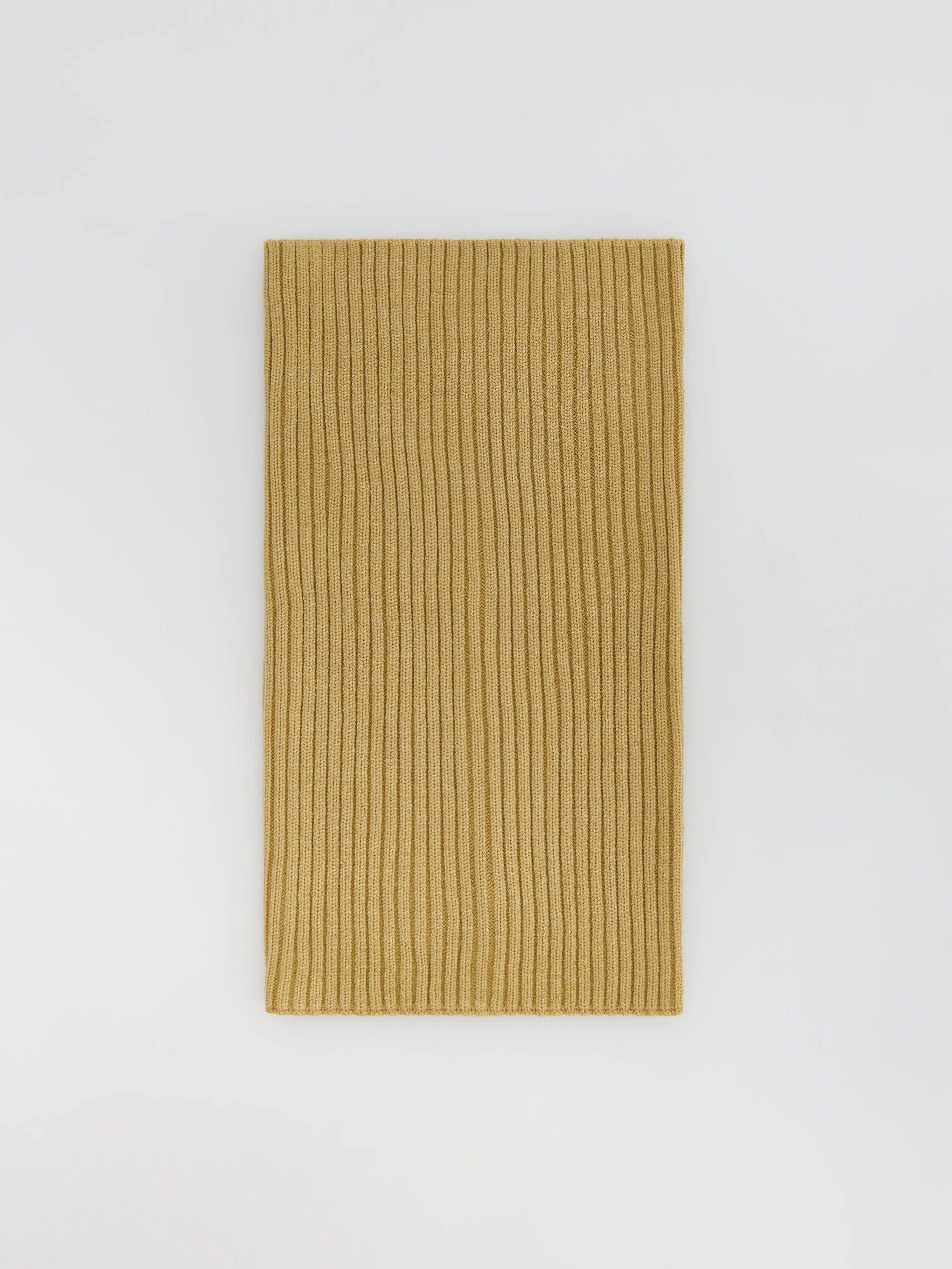 Light Olive Ribbed Chimney With Viscose, Kids Boy, , large image number 0