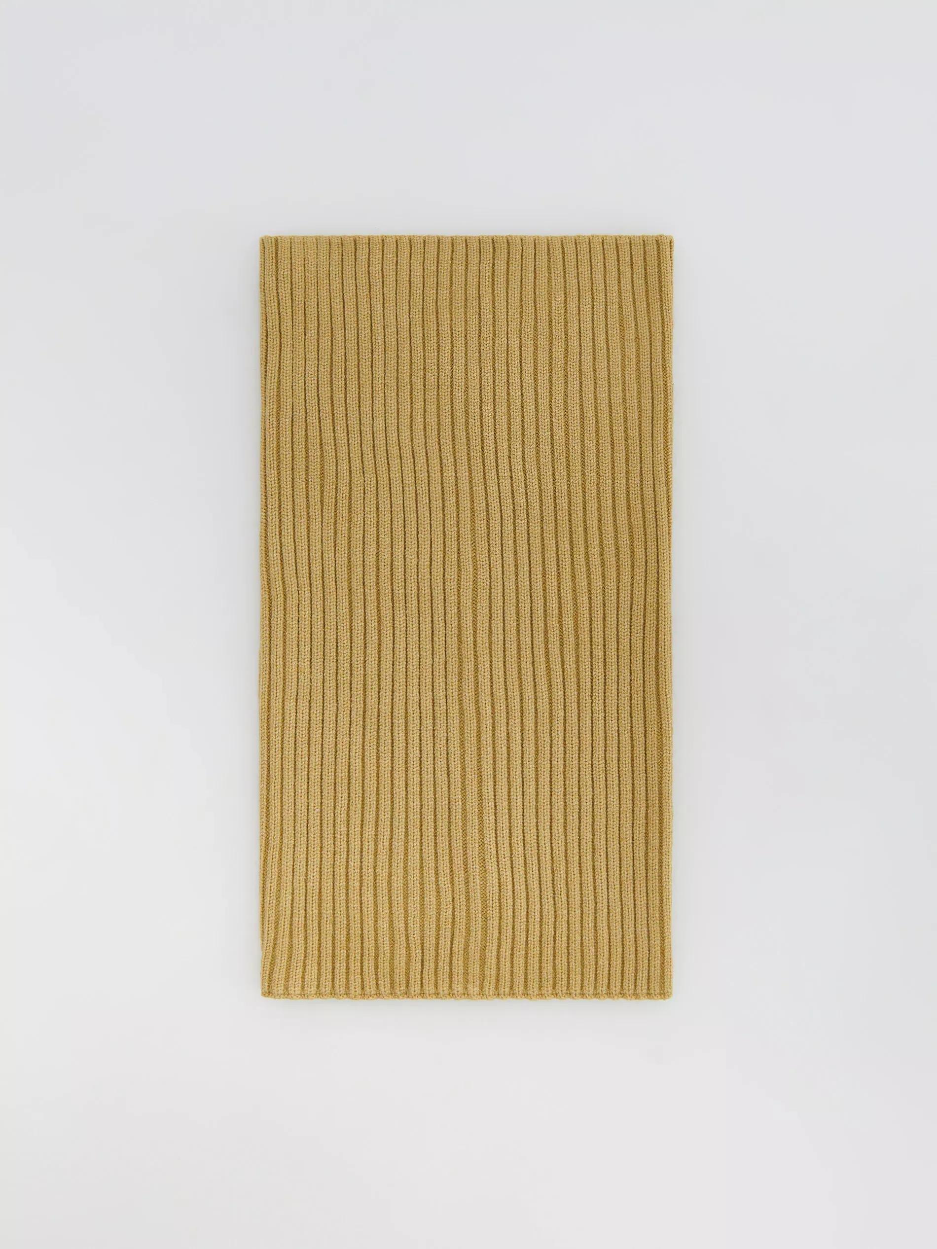 Light Olive Ribbed Chimney With Viscose, Kids Boy, , large image number 2
