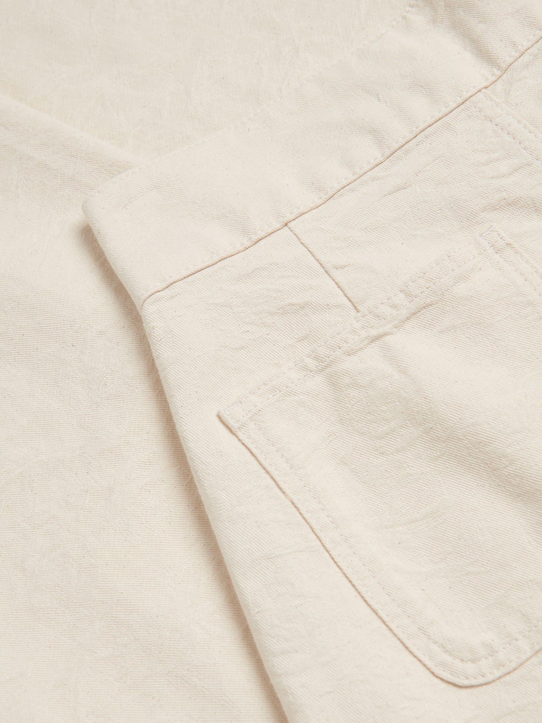 Beige Jeans Wide Leg Jeans, Ivory, large image number 4