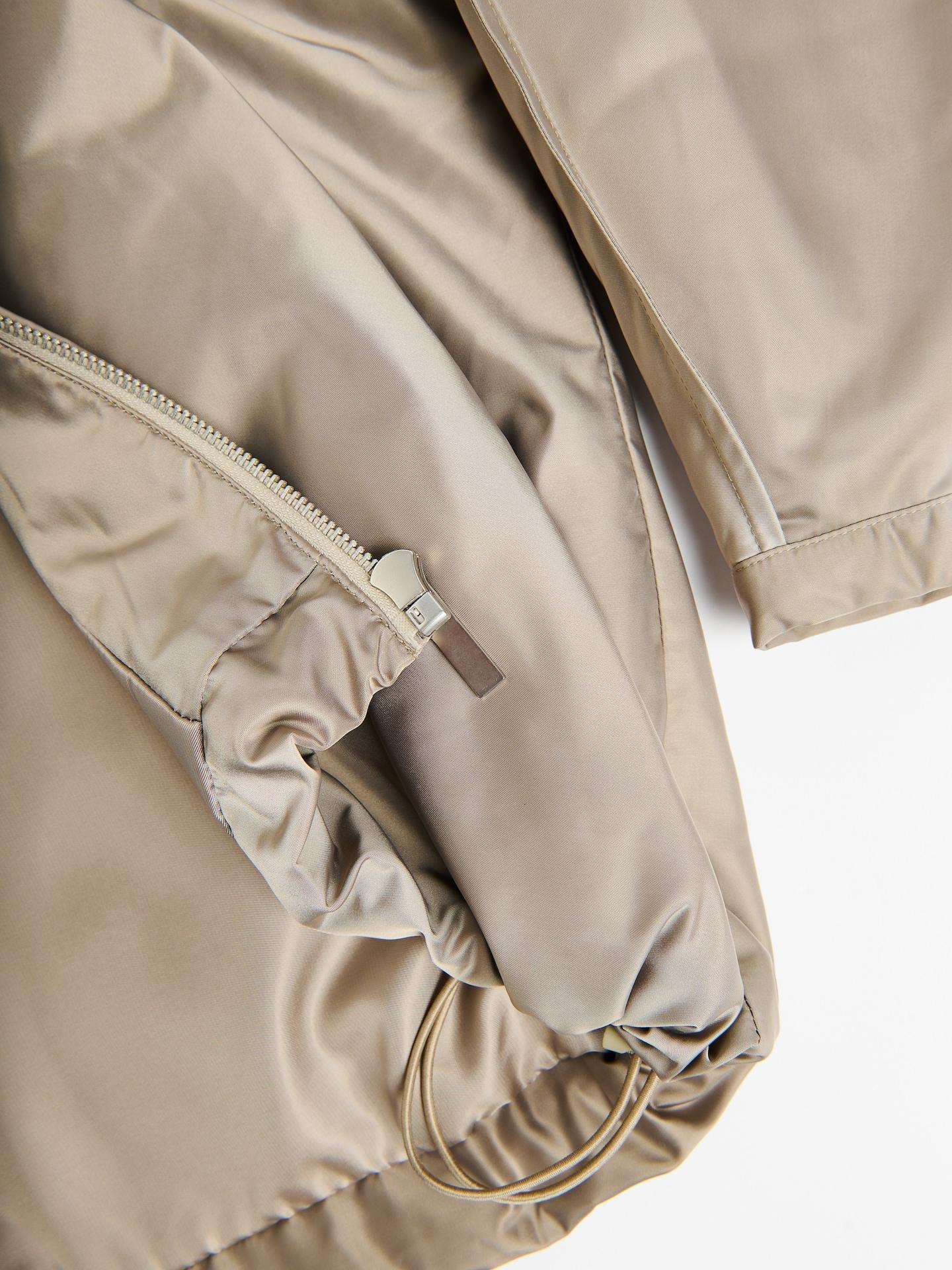 Green Jacket With Stand Up Collar, Brown, large image number 7