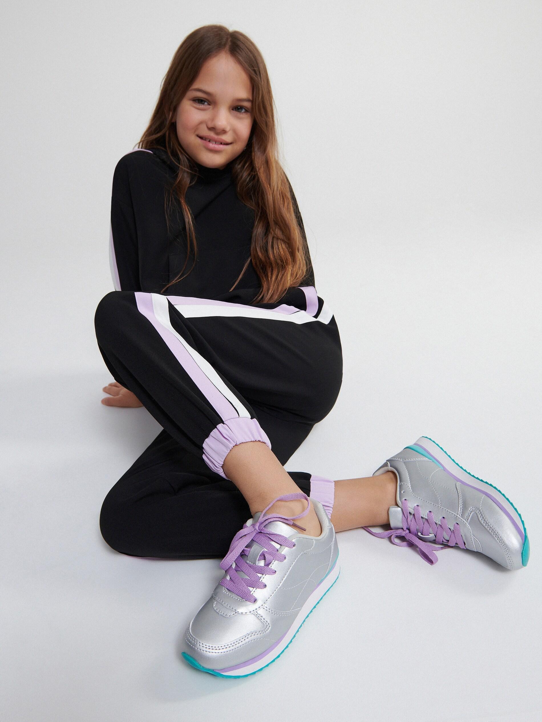Silver Sneakers, Kids Girl, , large image number 0