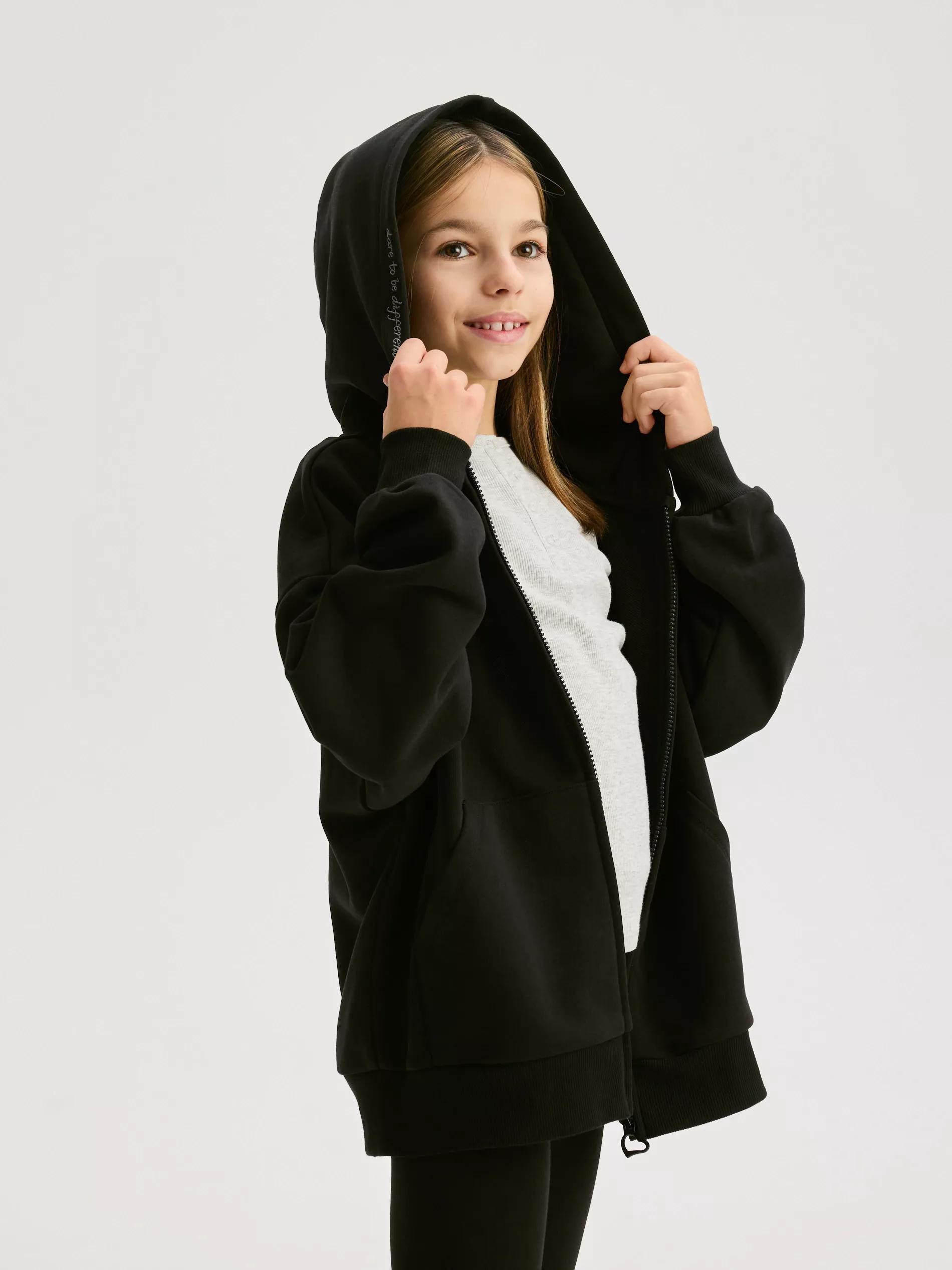 Black Sports Blouse With Embroidery, , large image number 2