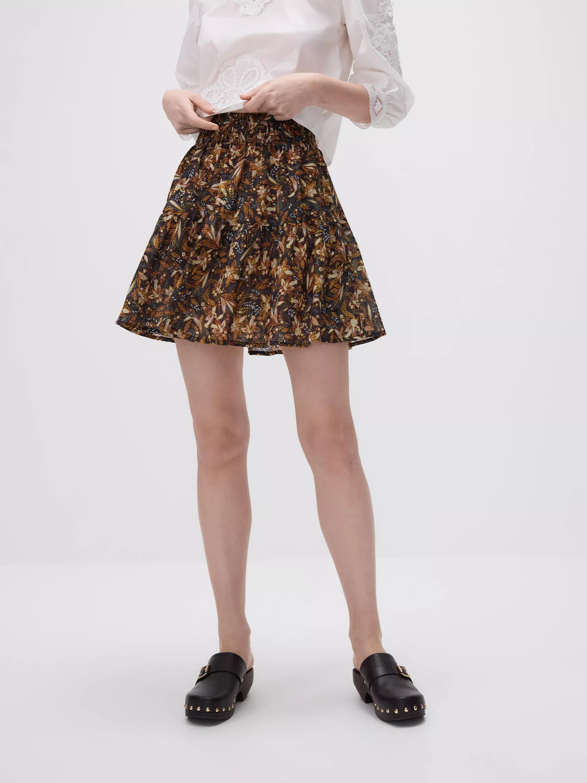 Multicolour Flared Skirt, , large image number 0